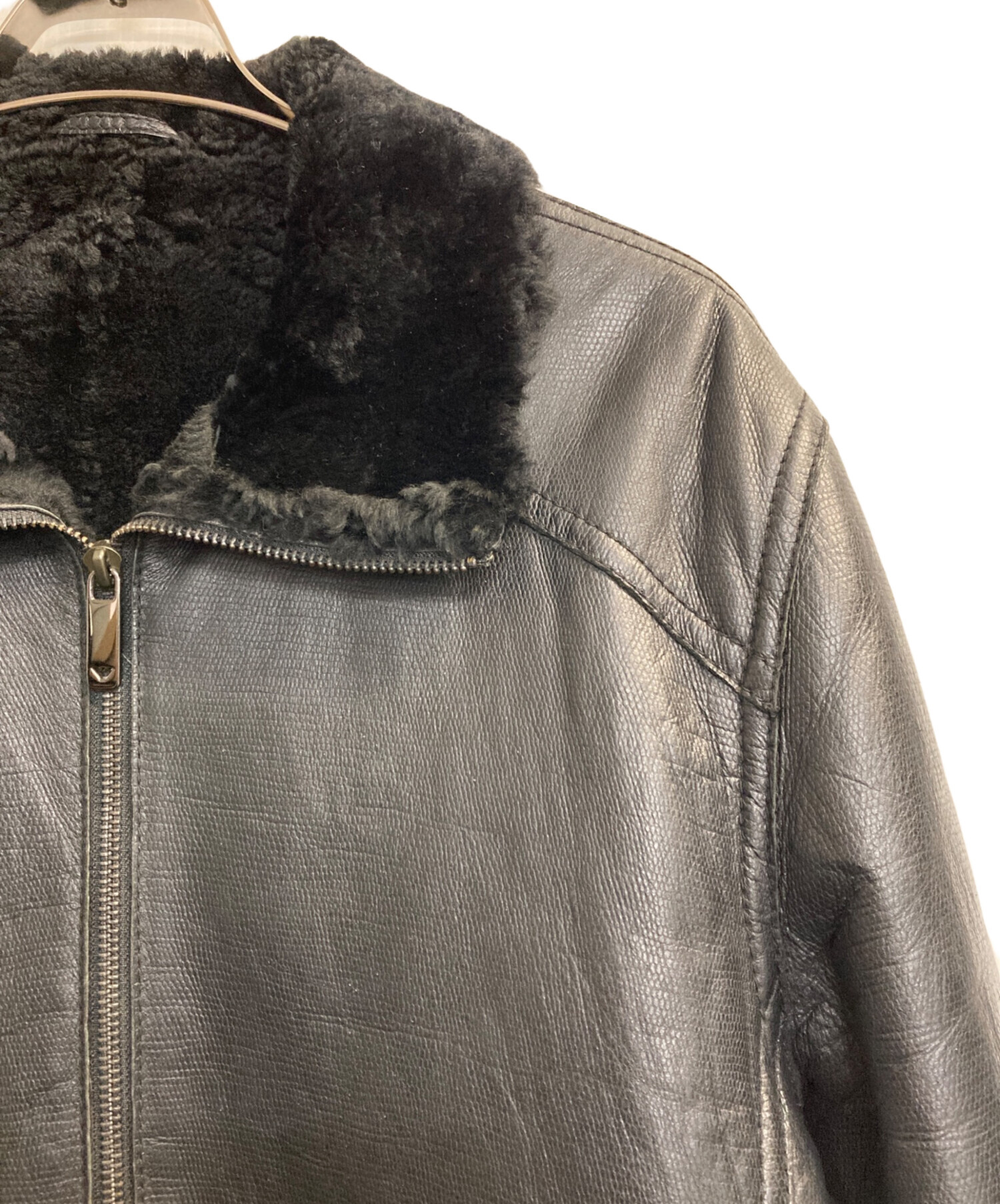 中古・古着通販】EMPORIO ARMANI (エンポリオアルマーニ) レザーボア 