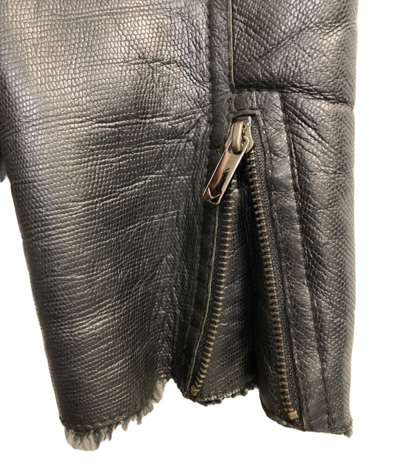 中古・古着通販】EMPORIO ARMANI (エンポリオアルマーニ) レザーボア 