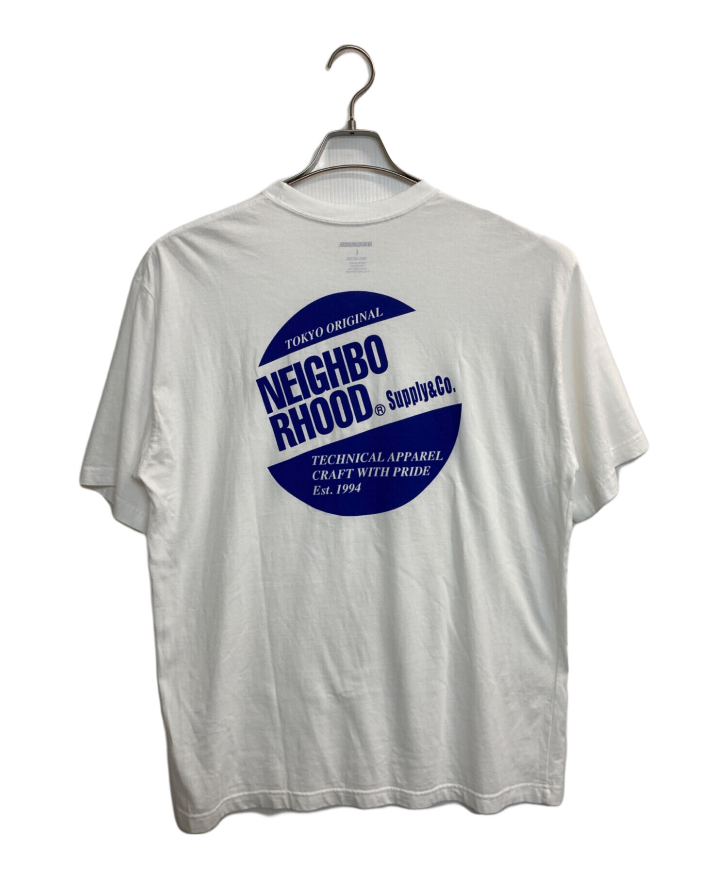 中古・古着通販】NEIGHBORHOOD (ネイバーフッド) Tシャツ ホワイト 