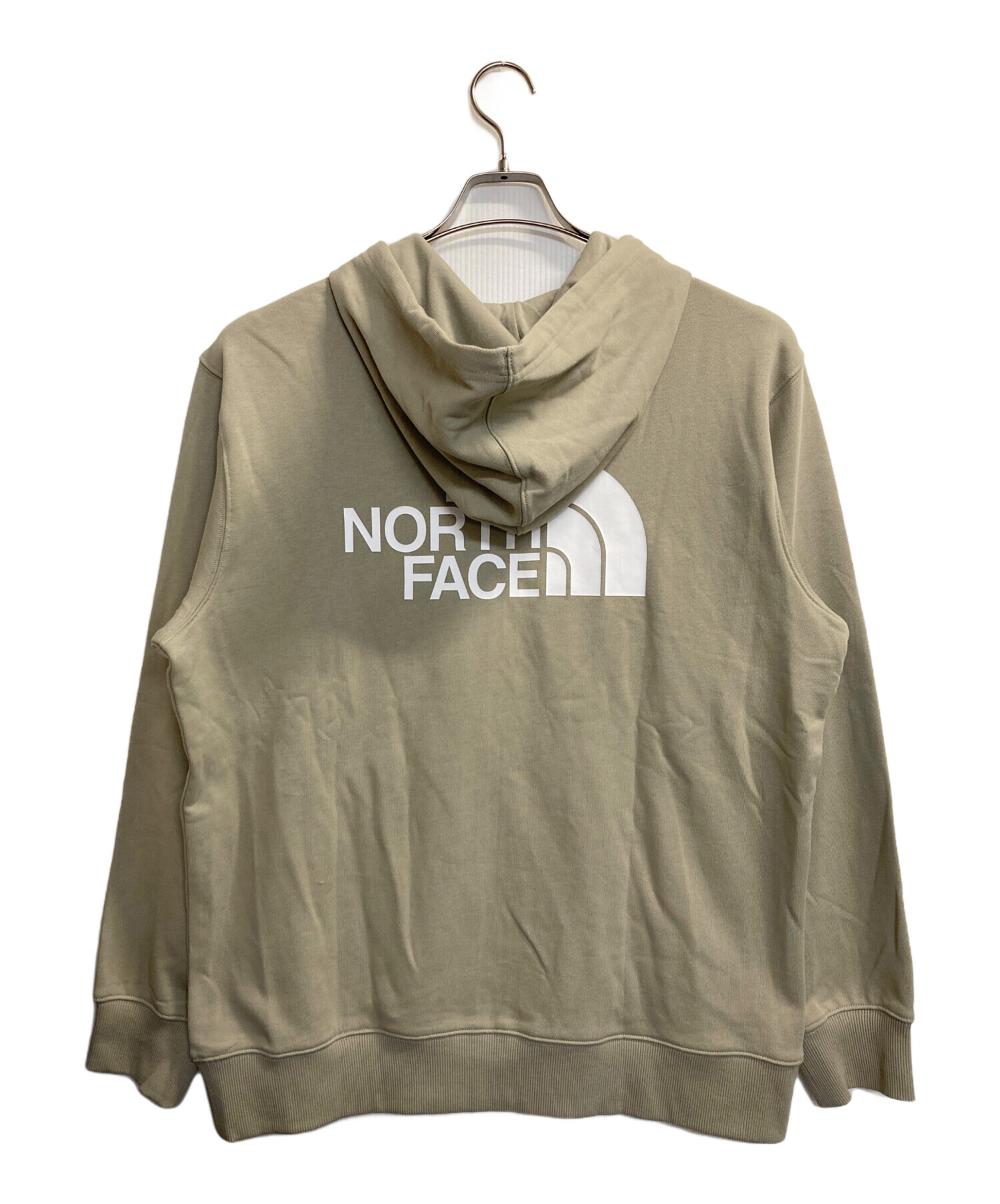 THE NORTH FACE ベージュ フルジップ パーカー THE NORTH FACE ベージュパーカー XL - メルカリ