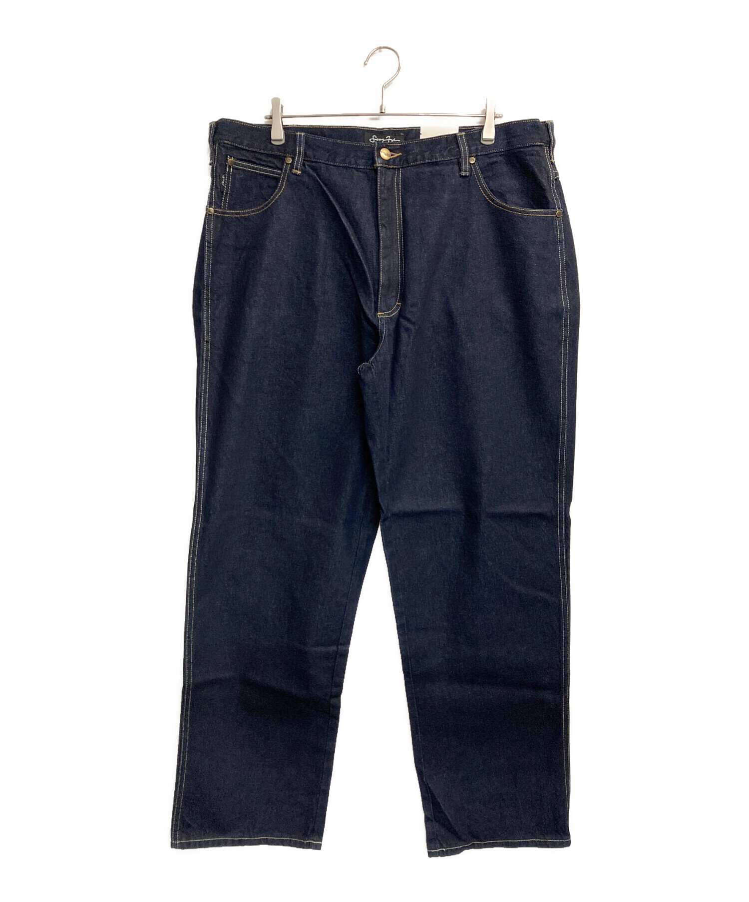 Sean john(ショーンジョン) 90s バックレイヤードポケット ループデザイン デニムバギーワイドジョーツ メンズ  36【中古】【ブランド古着バズストア】 ショーンジョン バギーデニム Sean John ショーンジョン ワイドデニム