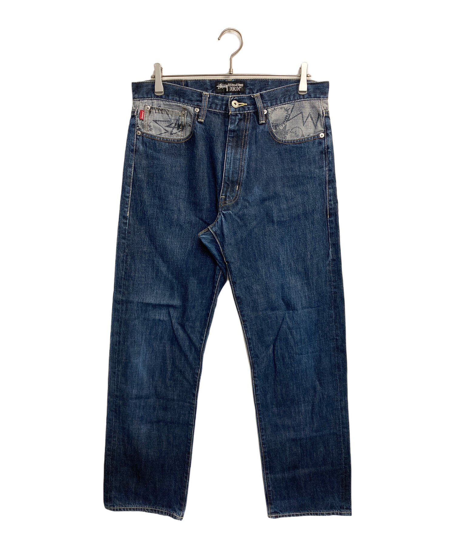 中古・古着通販】stussy (ステューシー) ROUGH and RUGGED WORKGEAR 
