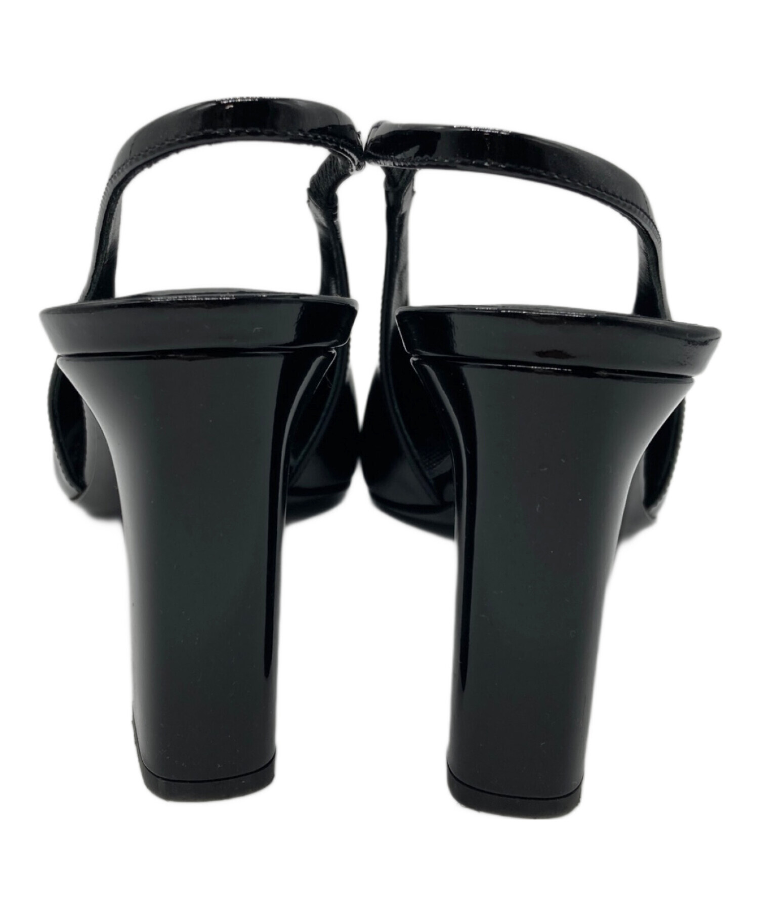 中古・古着通販】PRADA (プラダ) パテントレザー スリングバック