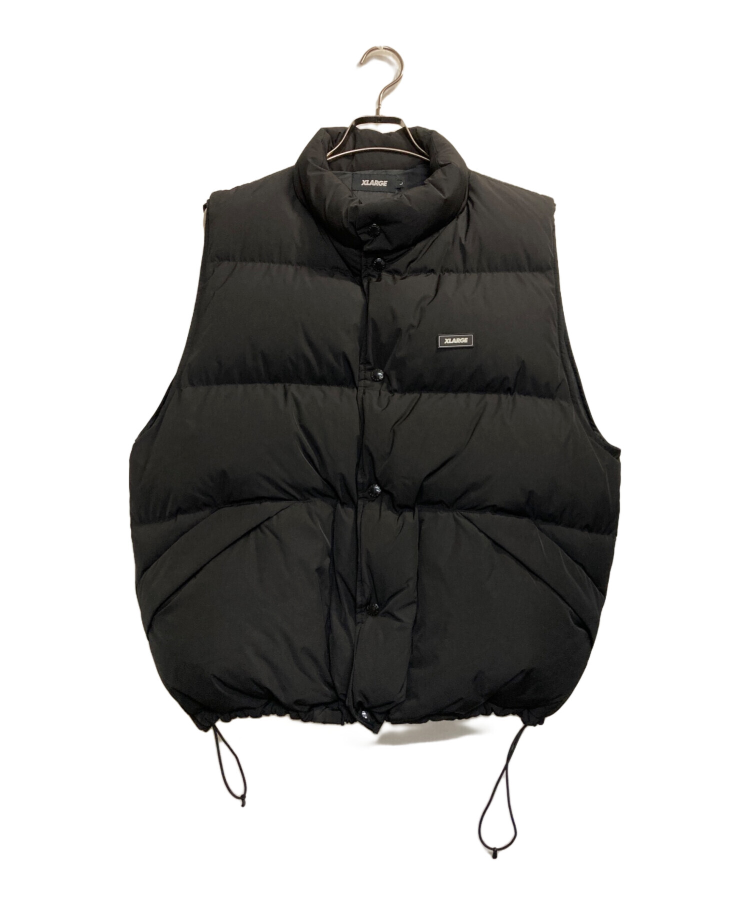中古・古着通販】X-LARGE (エクストララージ) ダウンベスト ブラック 