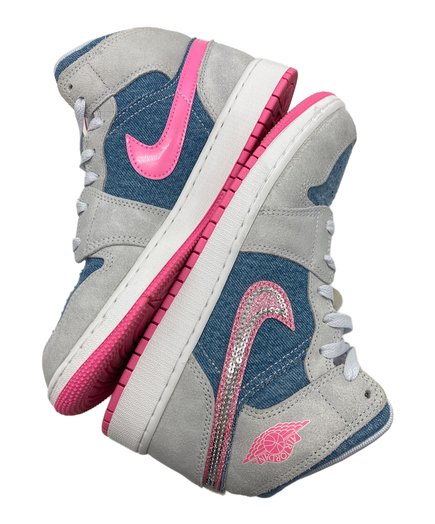 中古・古着通販】NIKE (ナイキ) エア ジョーダン 1 MID SE インディゴ 