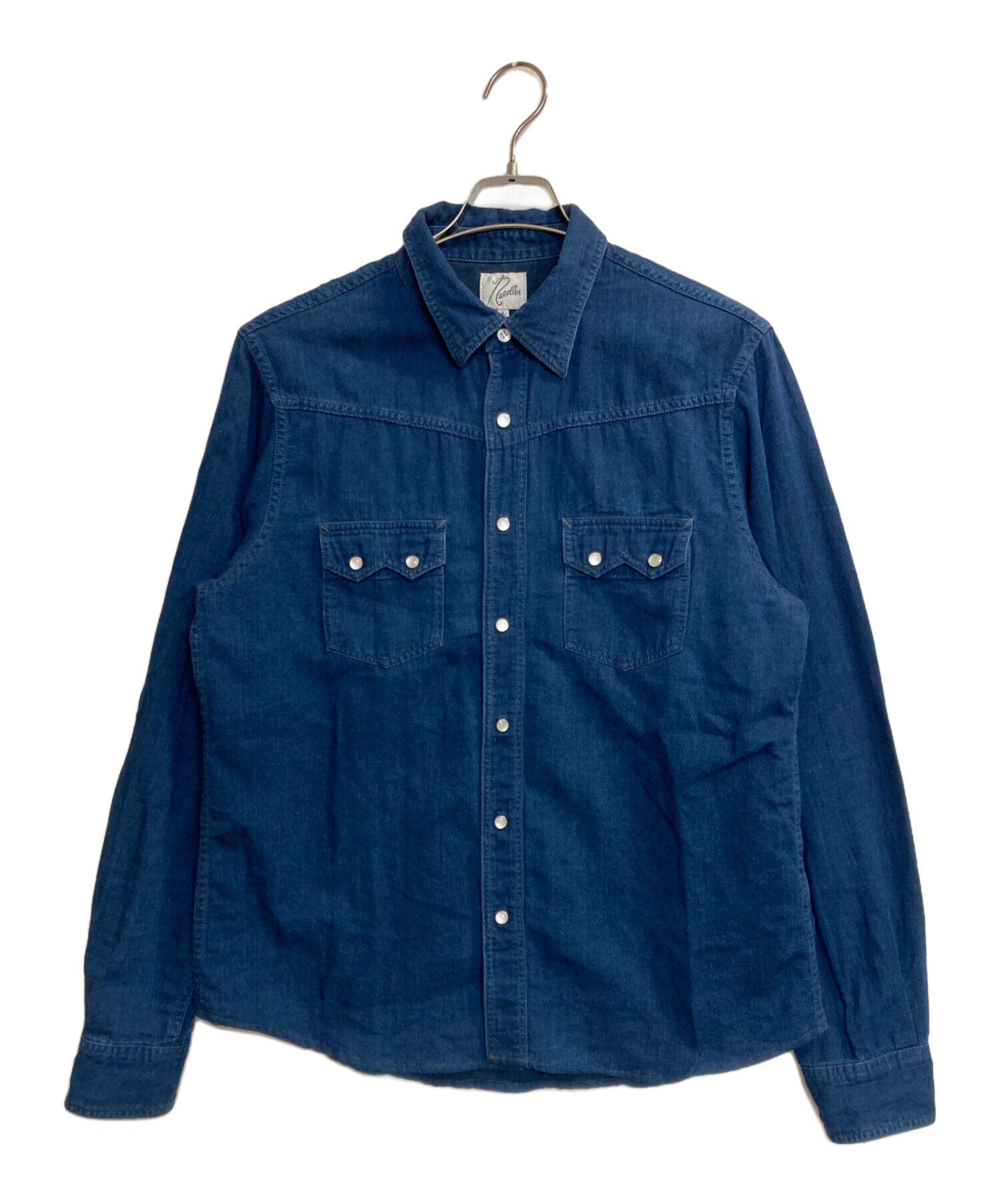 中古・古着通販】Needles (ニードルズ) デニムウエスタンシャツ