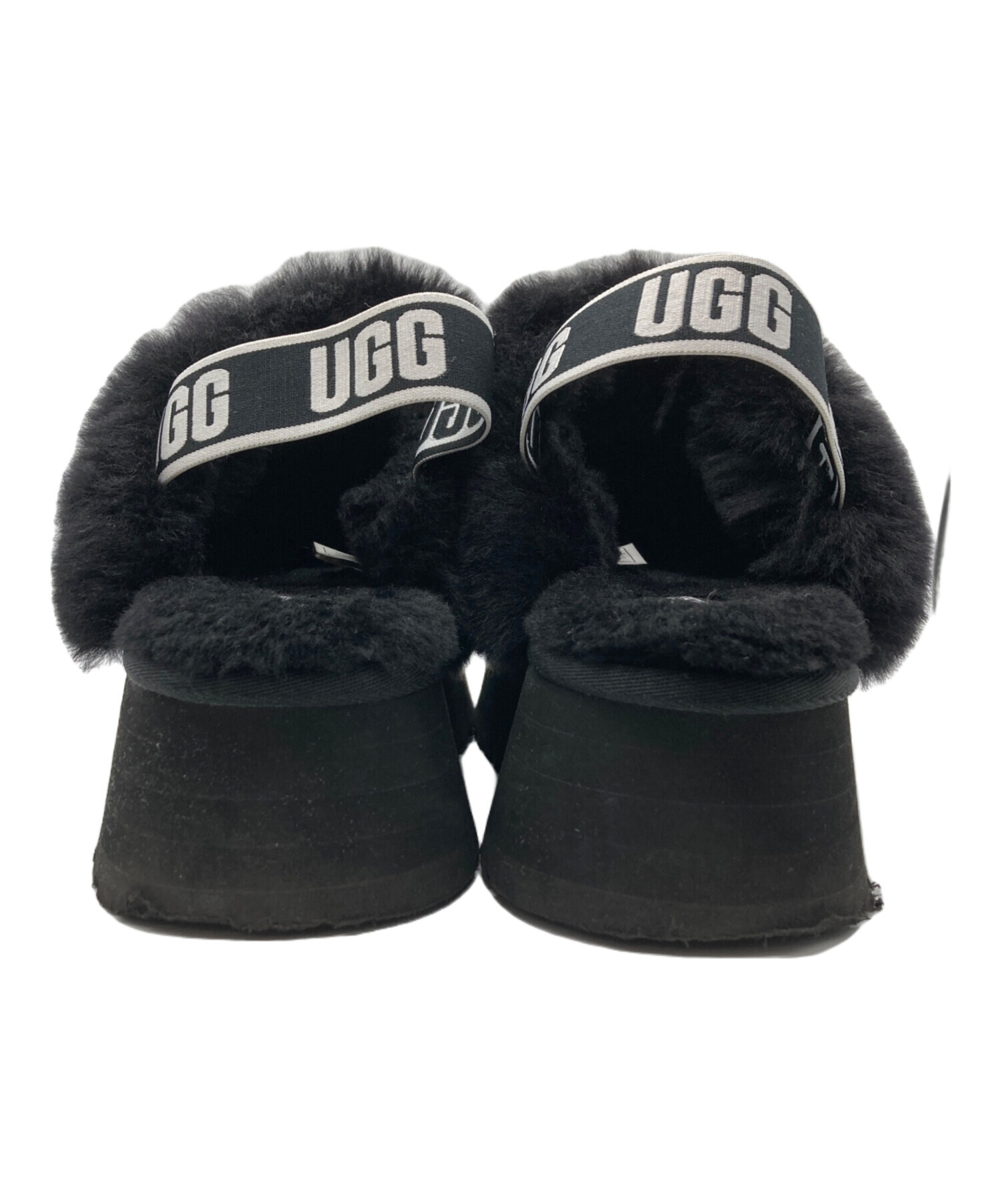 中古・古着通販】UGG (アグ) FUNKETTE / ムートンサンダル ブラック