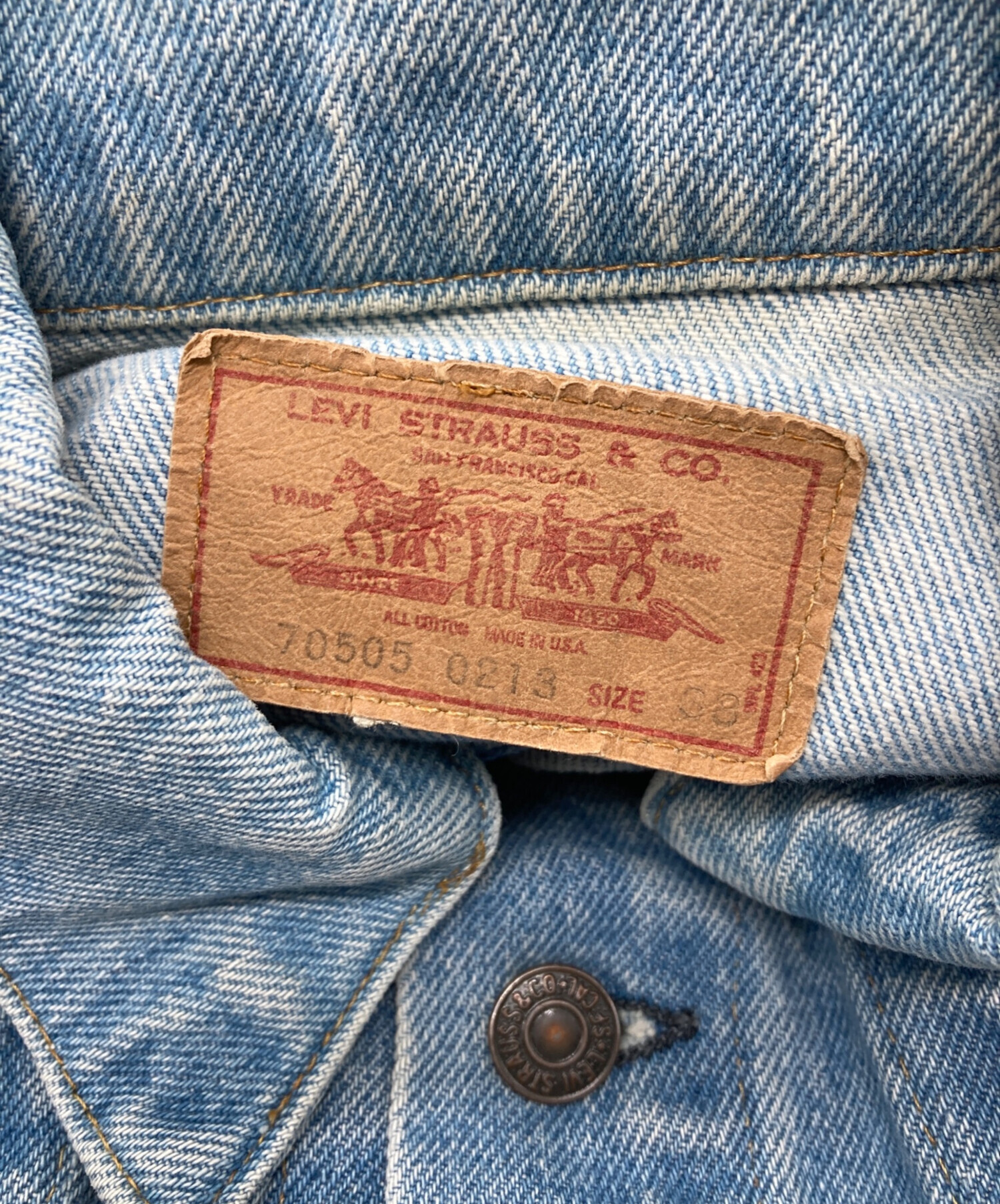 70s levi's 4th type denim jacket 38 USA製 70s Levi's 