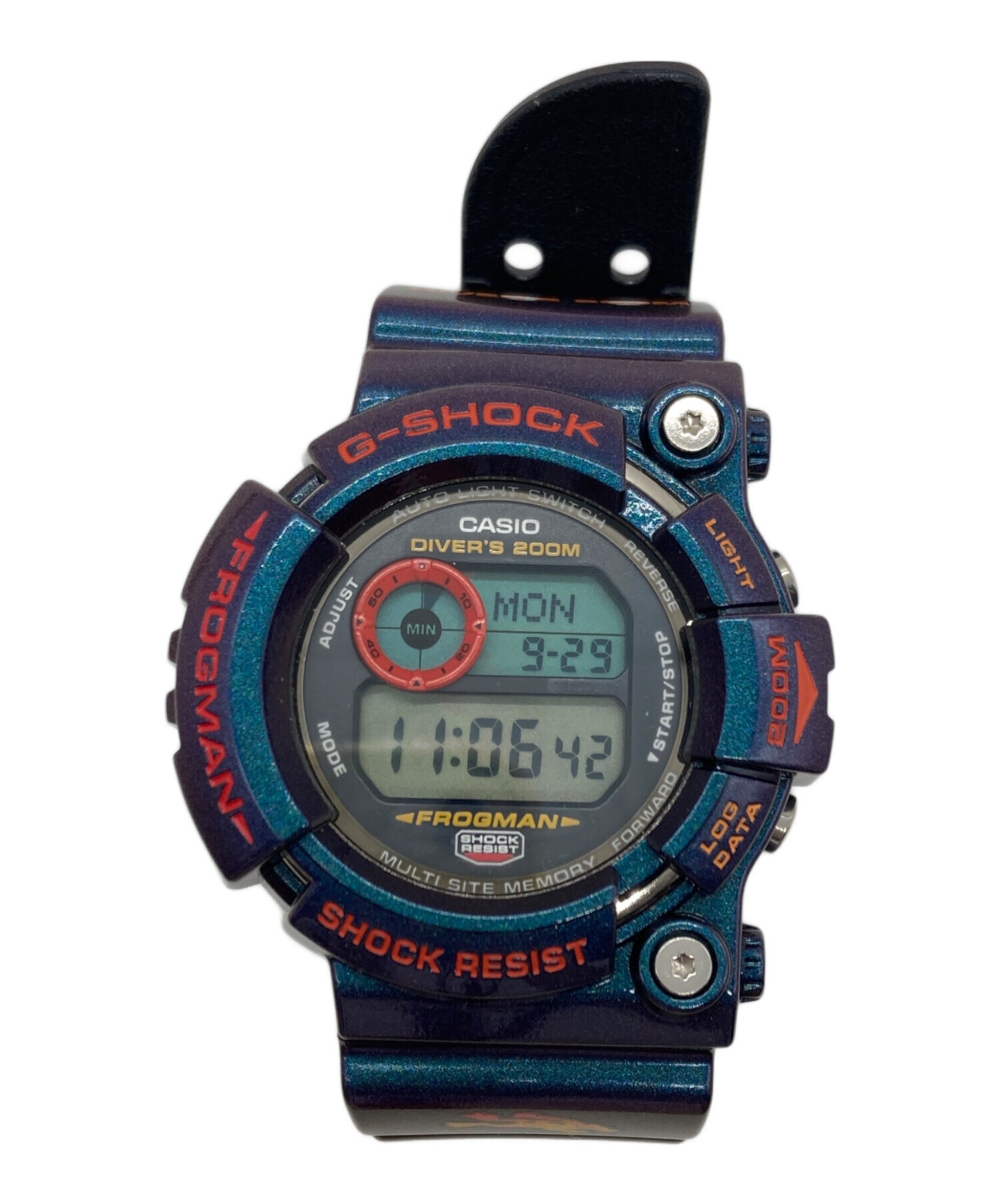 中古・古着通販】CASIO (カシオ) FROGMAN デジタルウォッチ パープル 