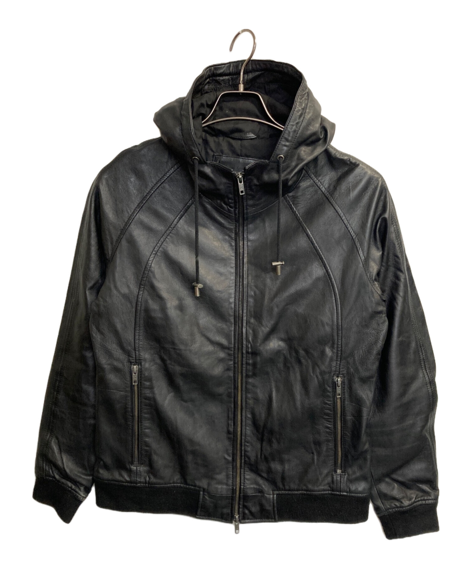 中古・古着通販】LIUGOO LEATHERS (リューグーレザーズ) フード付 