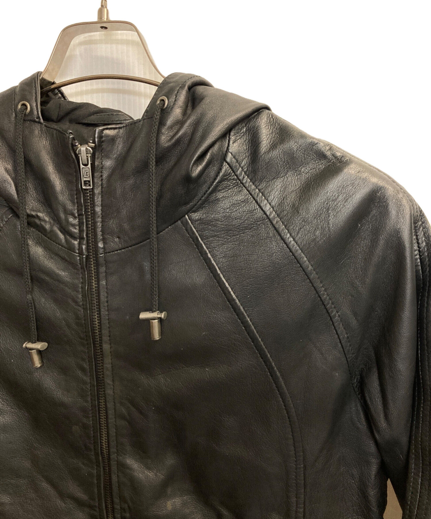 中古・古着通販】LIUGOO LEATHERS (リューグーレザーズ) フード付 