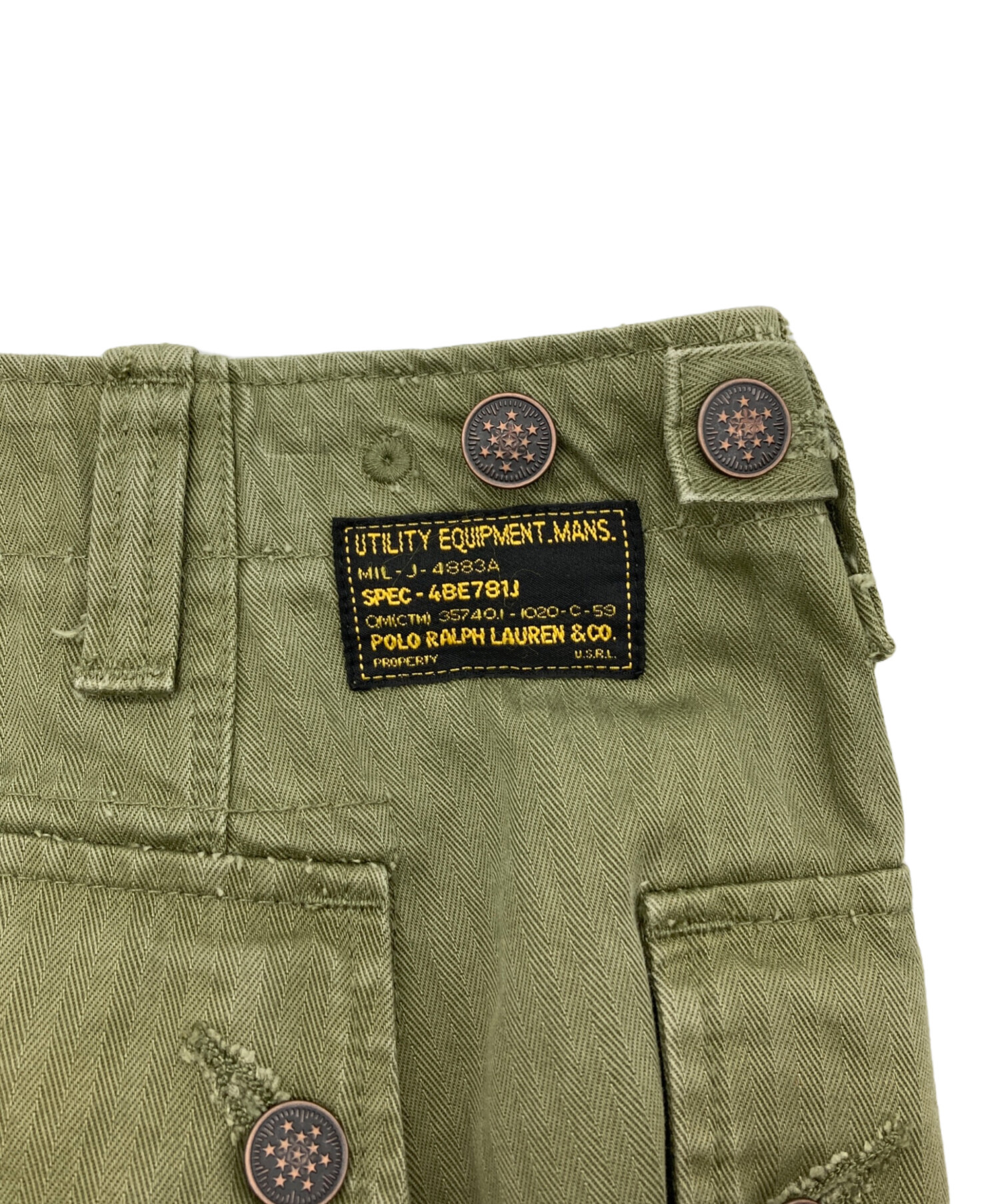 Ralph Lauren ラルフ 34ミリタリー パンツ パラシュート 90s Polo