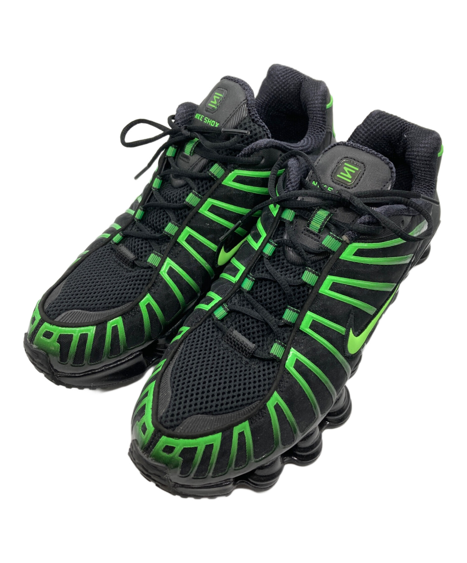 中古・古着通販】NIKE (ナイキ) スニーカー ブラック×グリーン サイズ