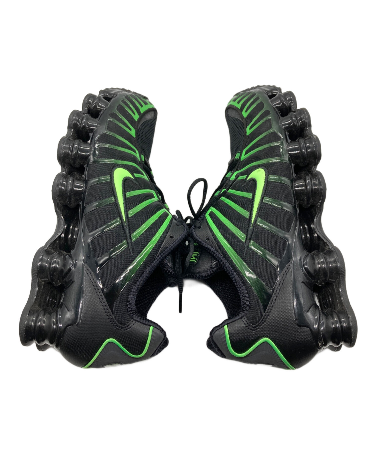中古・古着通販】NIKE (ナイキ) スニーカー ブラック×グリーン サイズ