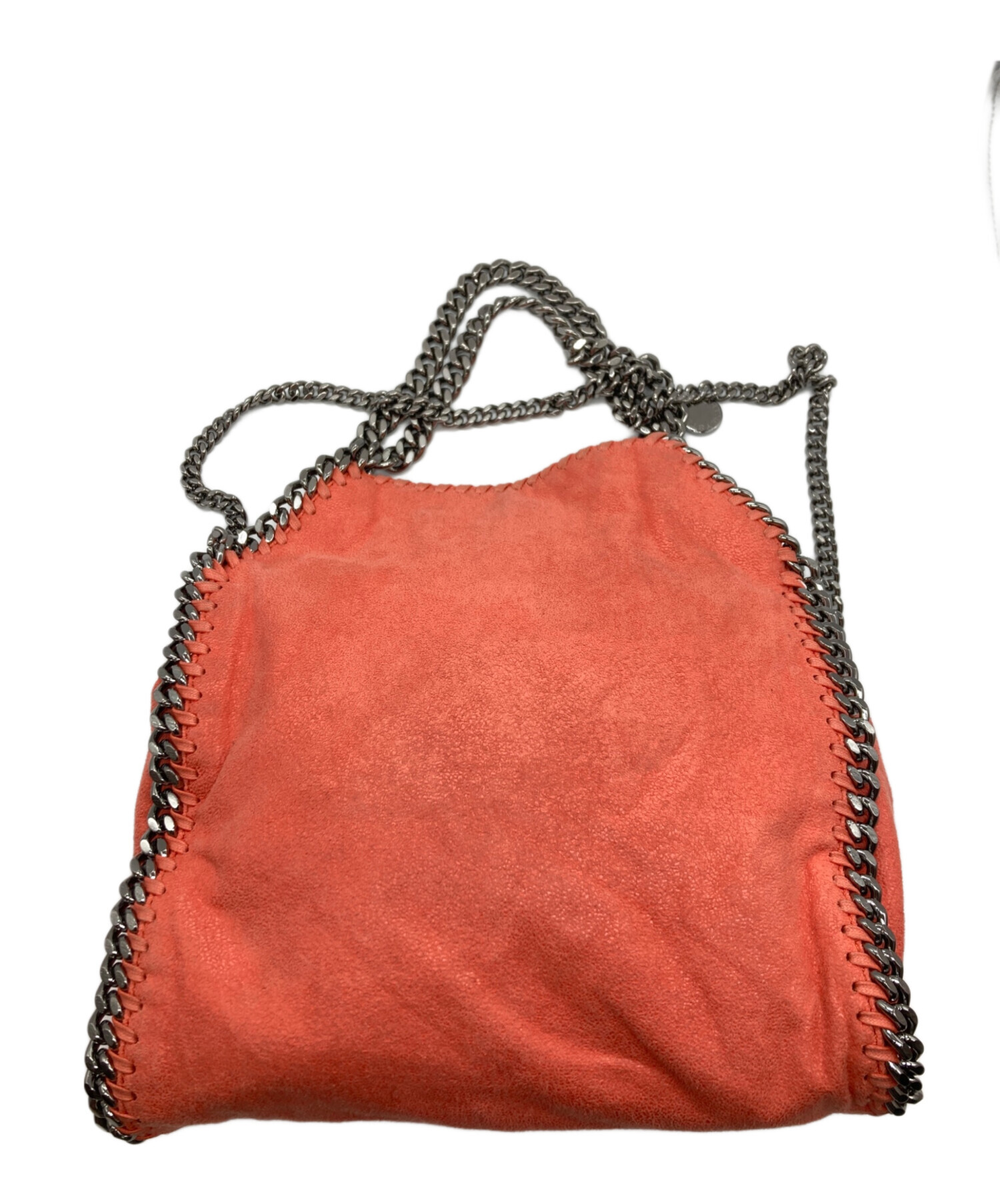 【美品】ステラマッカートニー ミニファラベラ ショルダーバッグ オレンジ 中古・古着通販】STELLA McCARTNEY (ステラマッカートニー