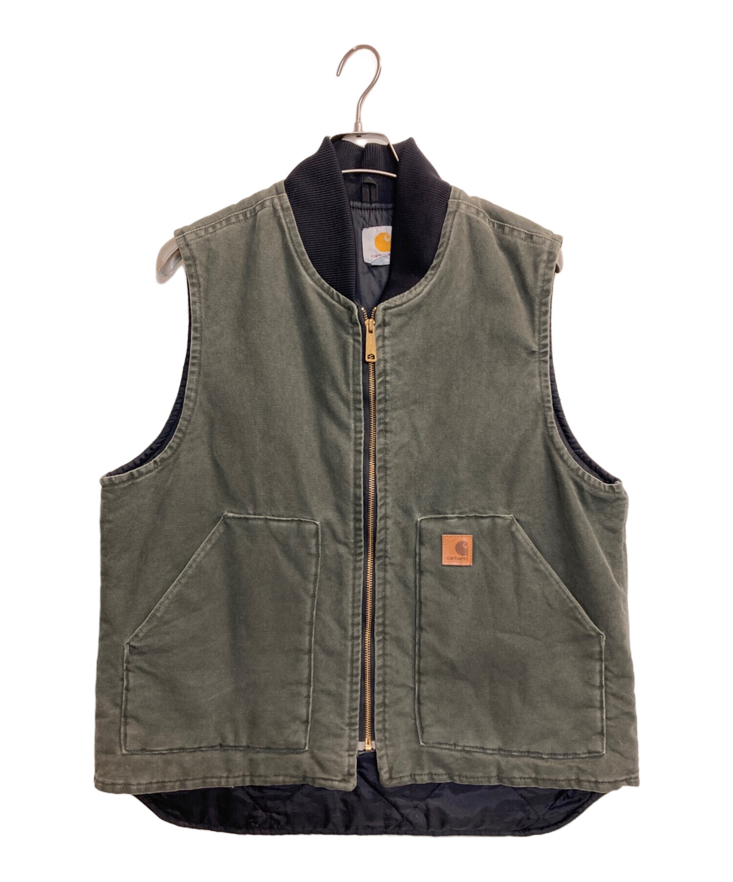 【古着】【値下げ】Carhartt 【レアカラー】フリースライニング ベスト 古着】Carhartt 【レアカラー】フリースライニング ベスト