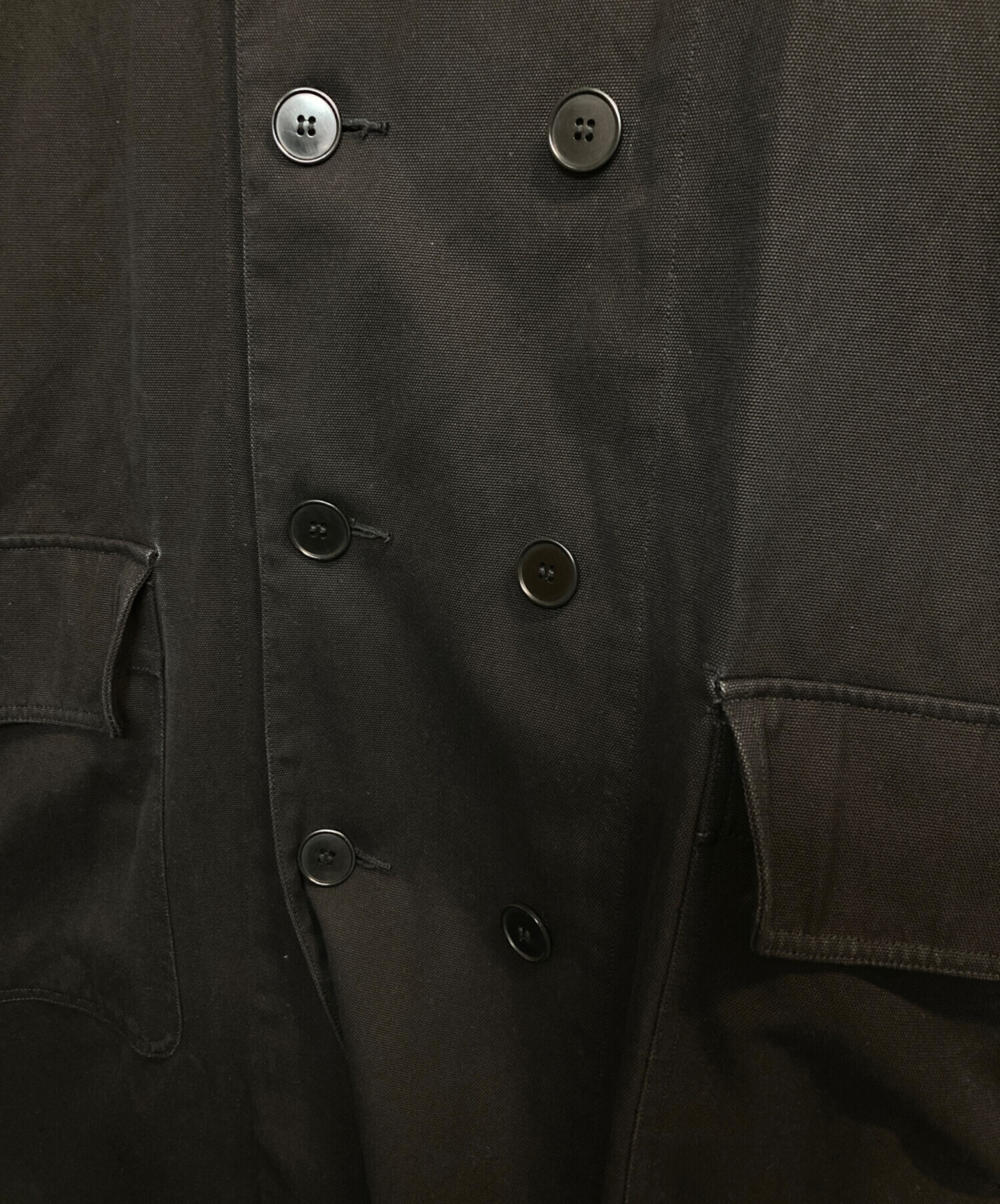 中古・古着通販】MARKAWARE (マーカウェア) ダスターコート ブラック