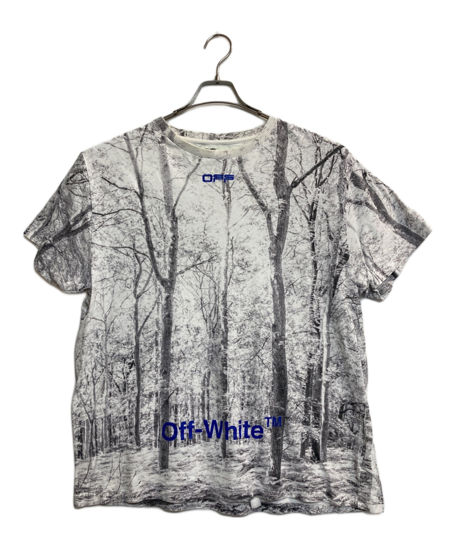 れいちゃ 中古・古着通販】OFFWHITE (オフホワイト) リアルツリー柄Tシャツ