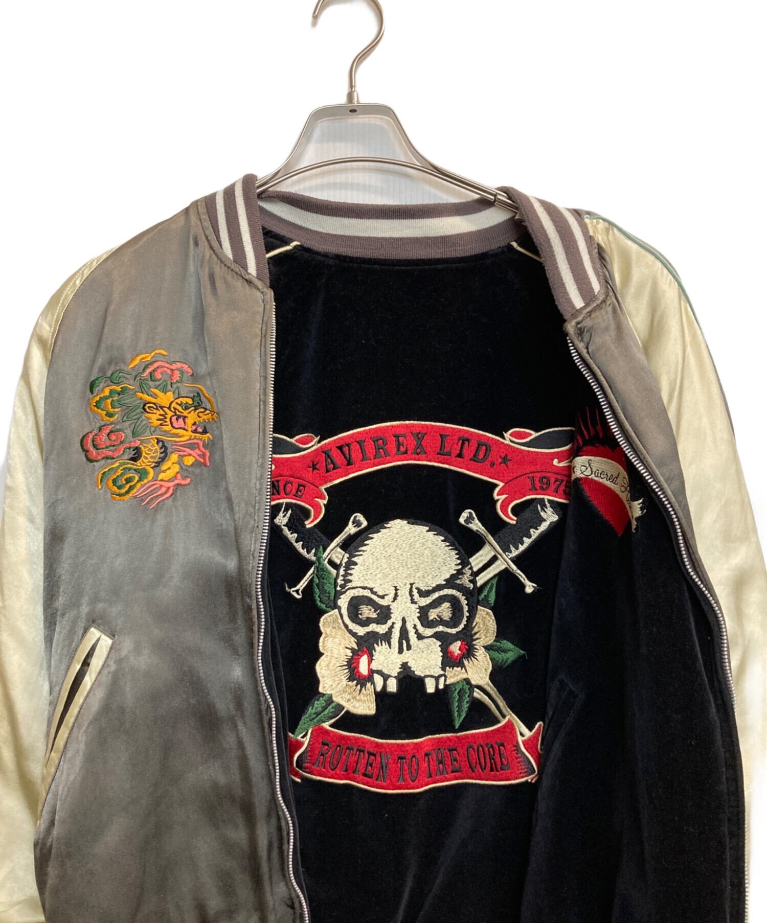 中古・古着通販】AVIREX (アヴィレックス) リバーシブルスカジャン