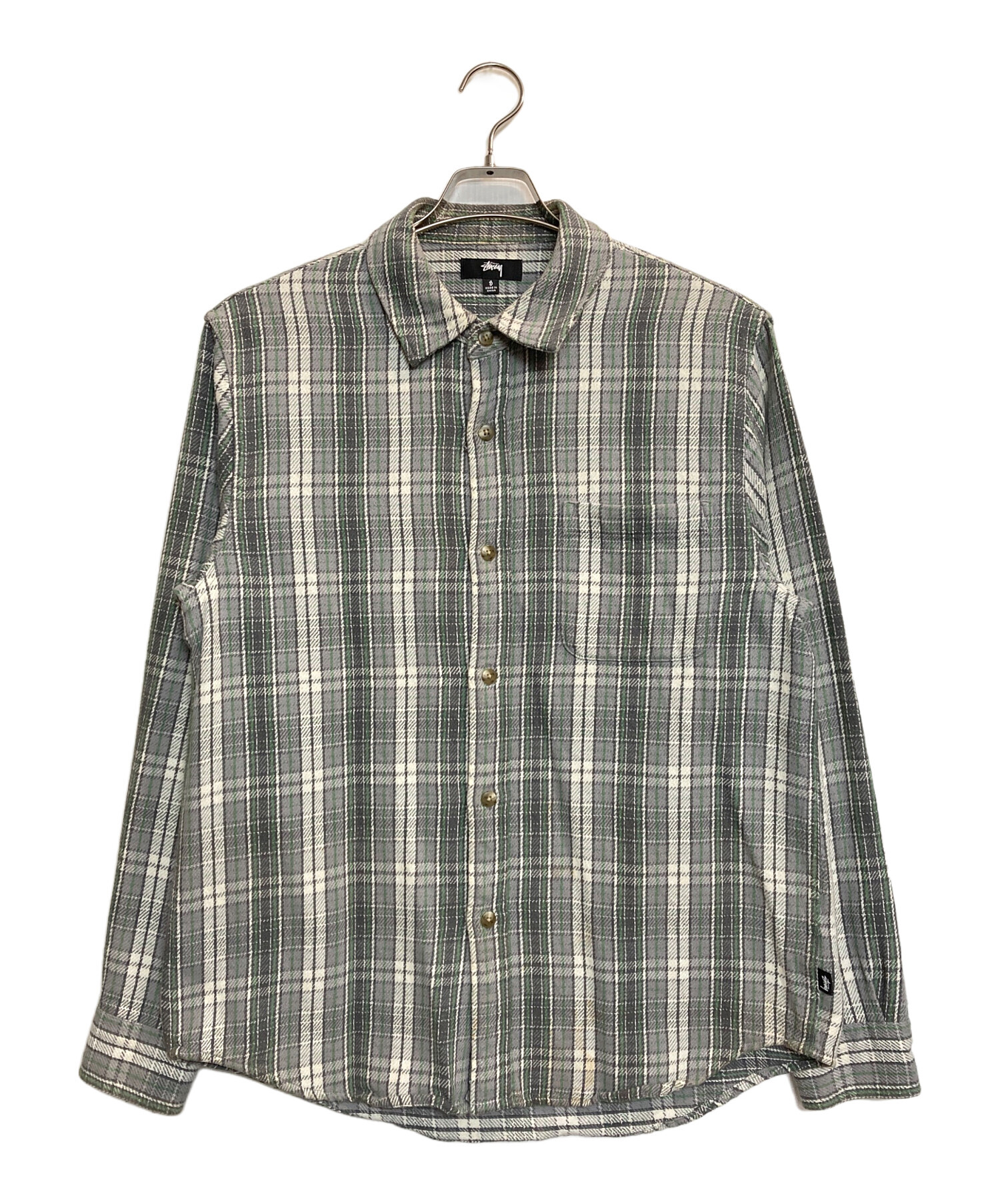 中古・古着通販】stussy (ステューシー) BEACH PLAID SHIRT/チェック