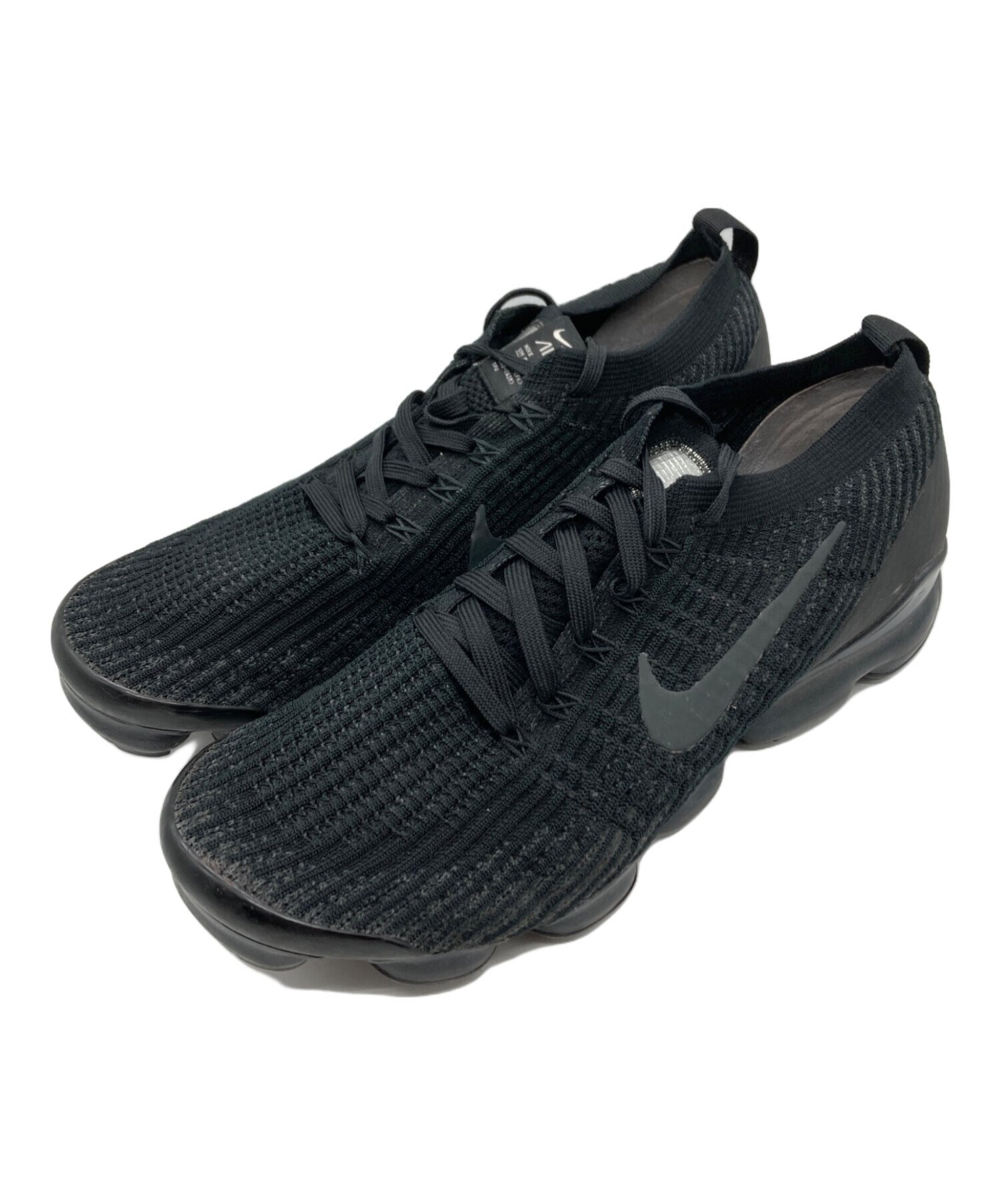 中古 NIKE AIR VAPORMAX FLYKNIT スニーカー ブラック 中古・古着通販】NIKE (ナイキ) Air Vapormax Flyknit 3 ローカット