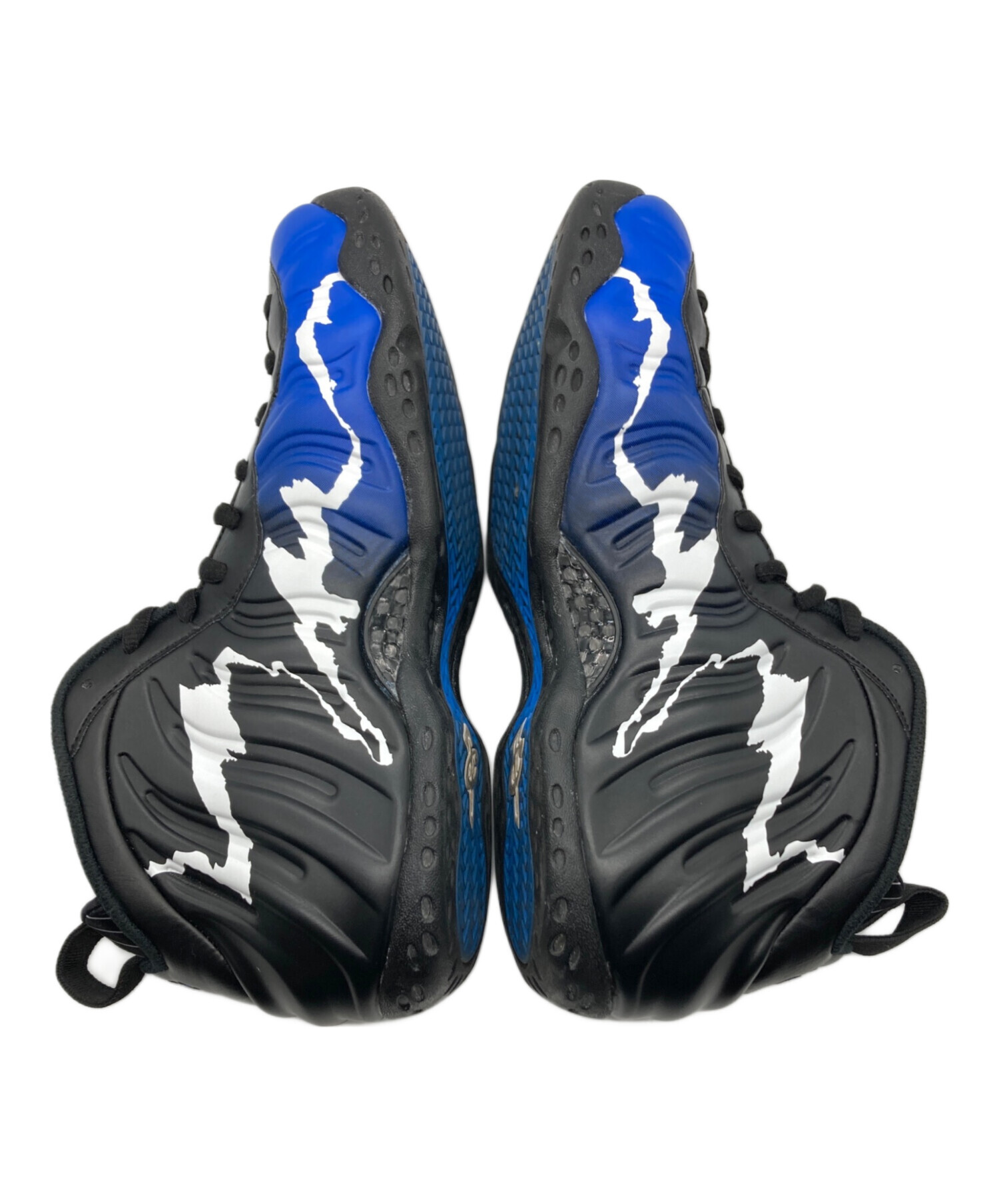 中古・古着通販】NIKE (ナイキ) AIR FOAMPOSITE ONE ブラック×ブルー 