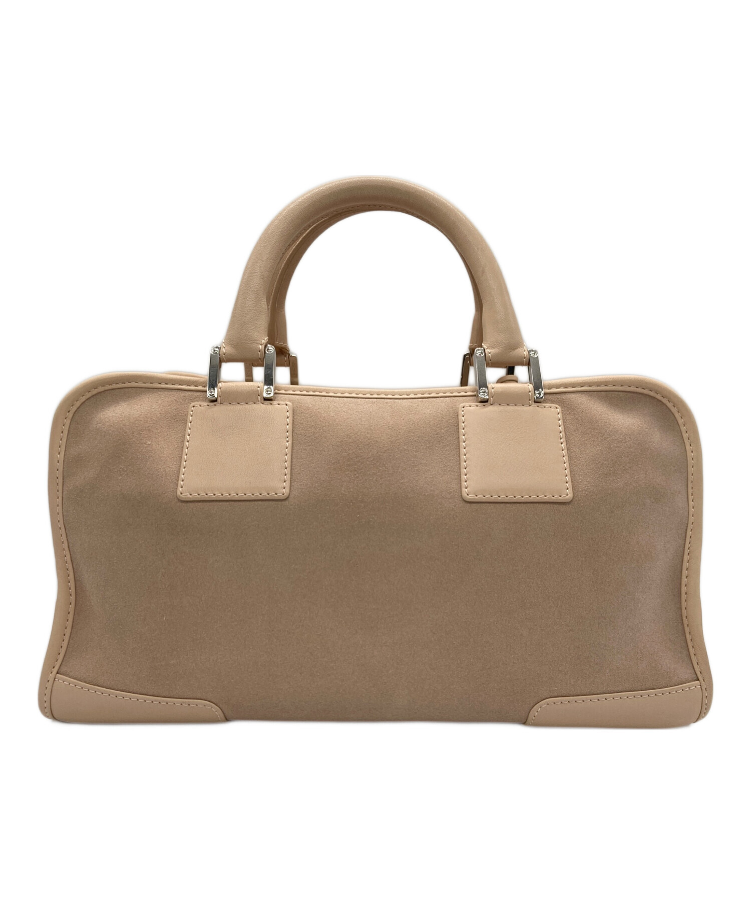 中古・古着通販】LOEWE (ロエベ) アナグラムロゴハンドバッグ ピンク