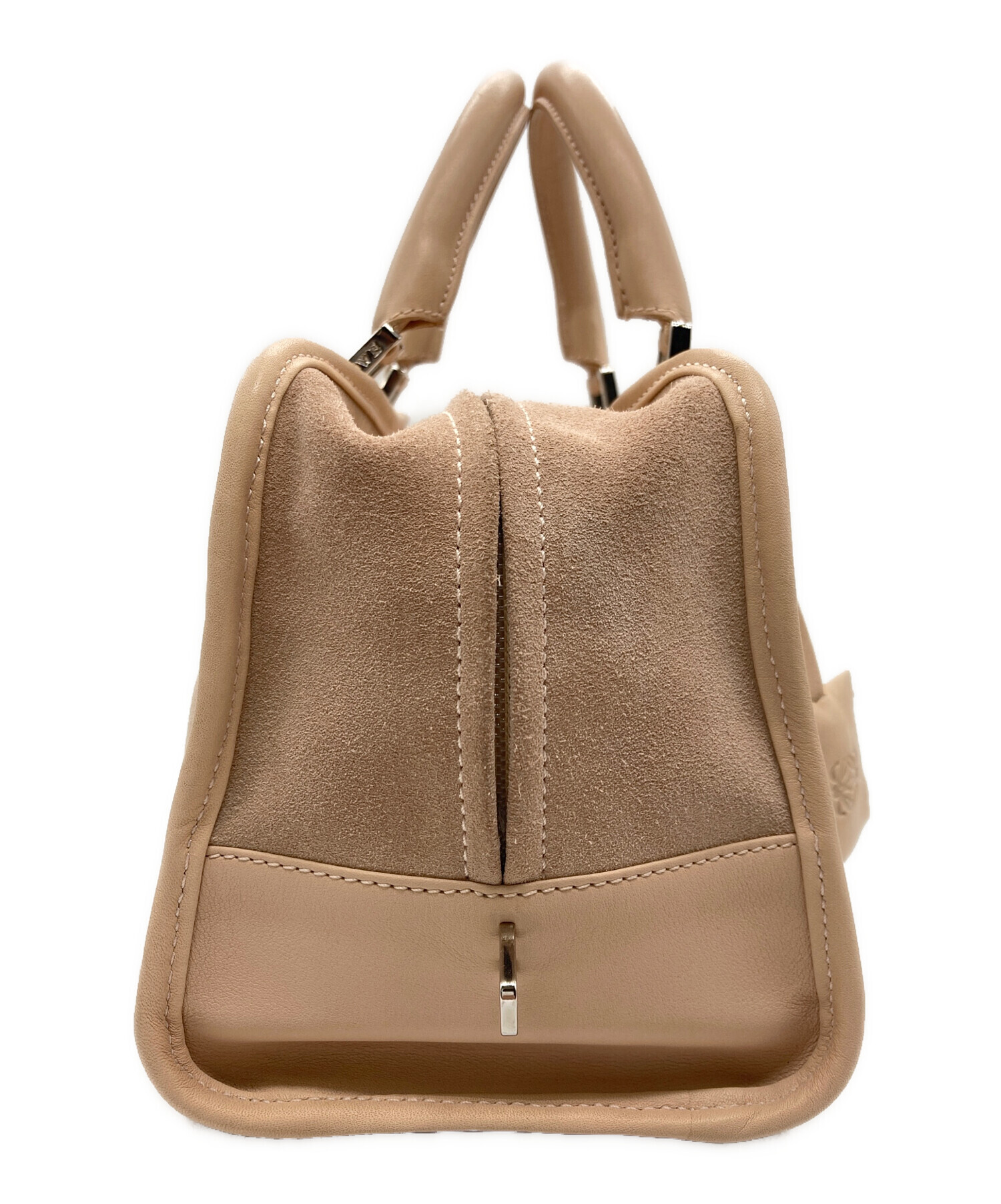 中古・古着通販】LOEWE (ロエベ) アナグラムロゴハンドバッグ ピンク