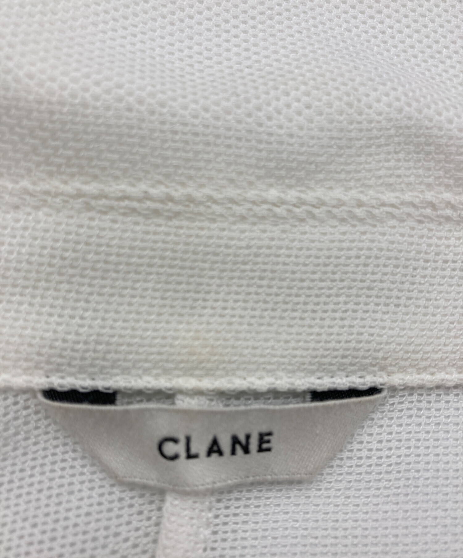 中古・古着通販】CLANE (クラネ) MESH LANTERN JACKET ホワイト サイズ