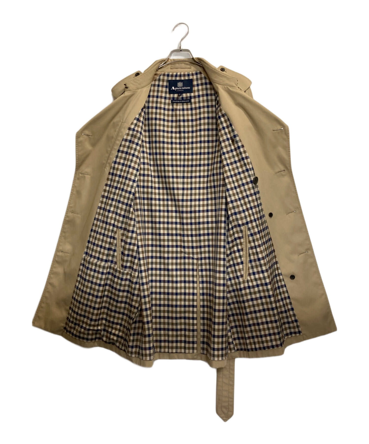 中古・古着通販】Aquascutum (アクアスキュータム) トレンチコート
