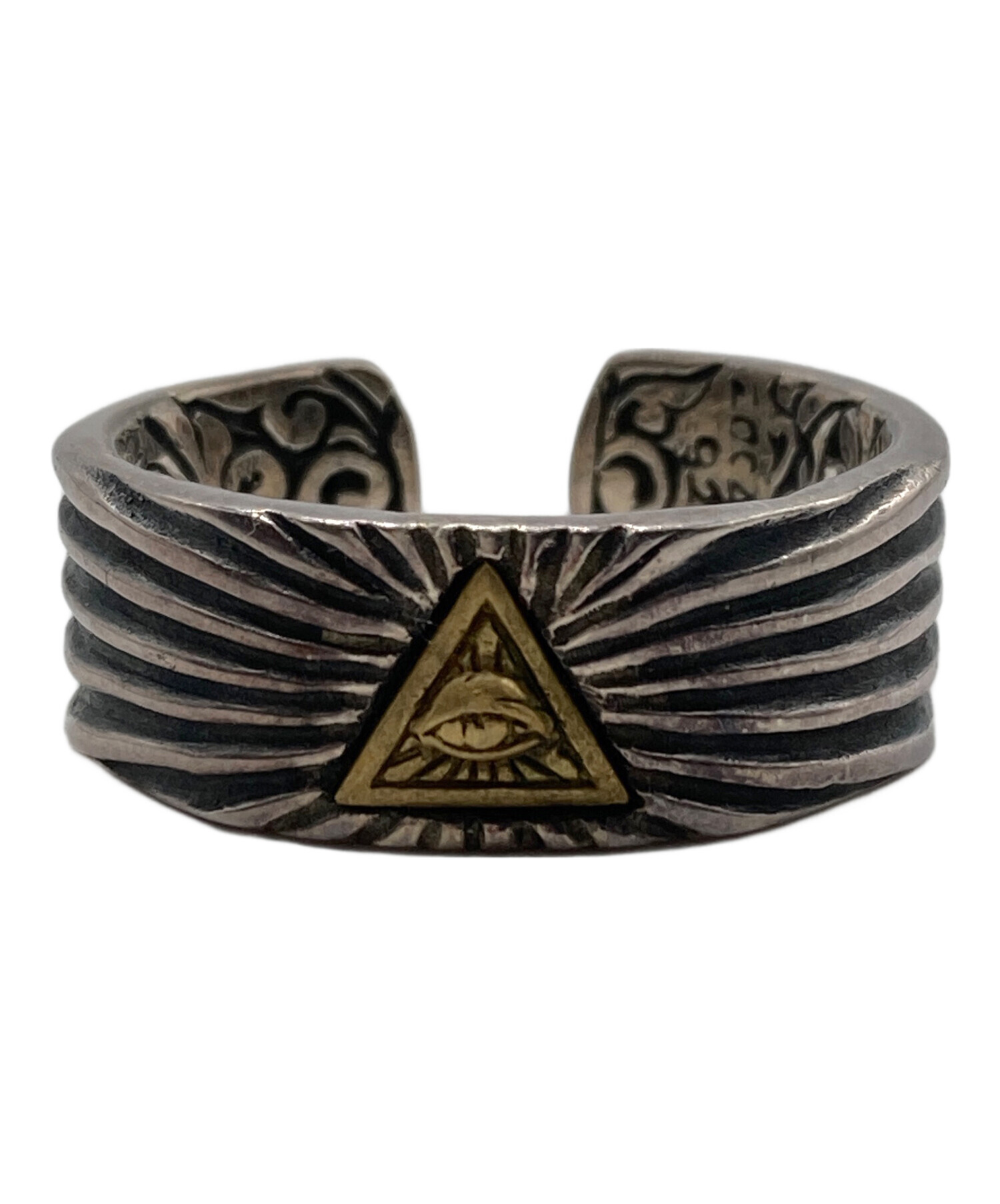 中古・古着通販】ZOCALO (ソカロ) Eye of Providence Ring Type2/アイ