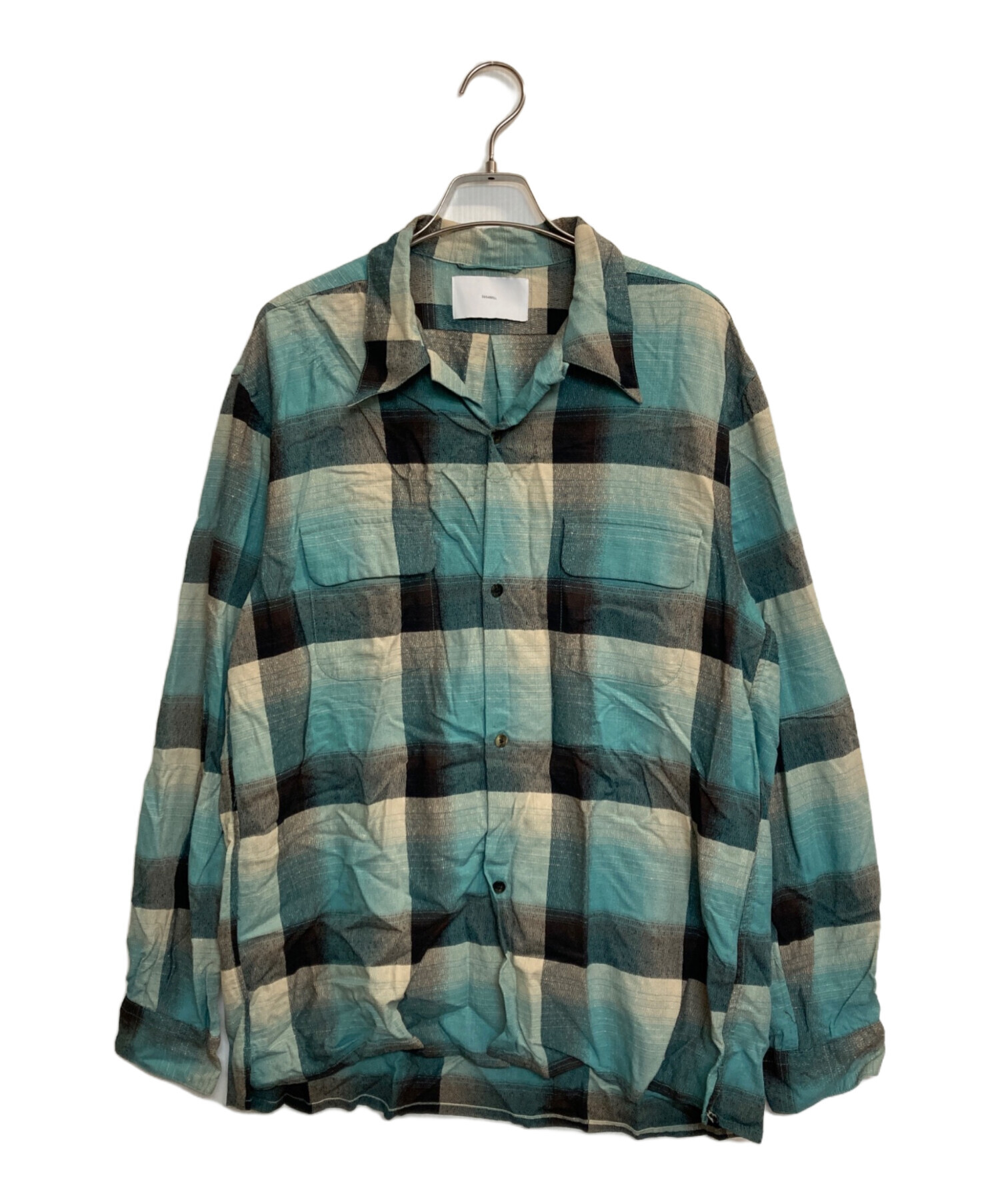中古・古着通販】SUGARHILL (シュガーヒル) RAYON OMBRE PLAID OPEN