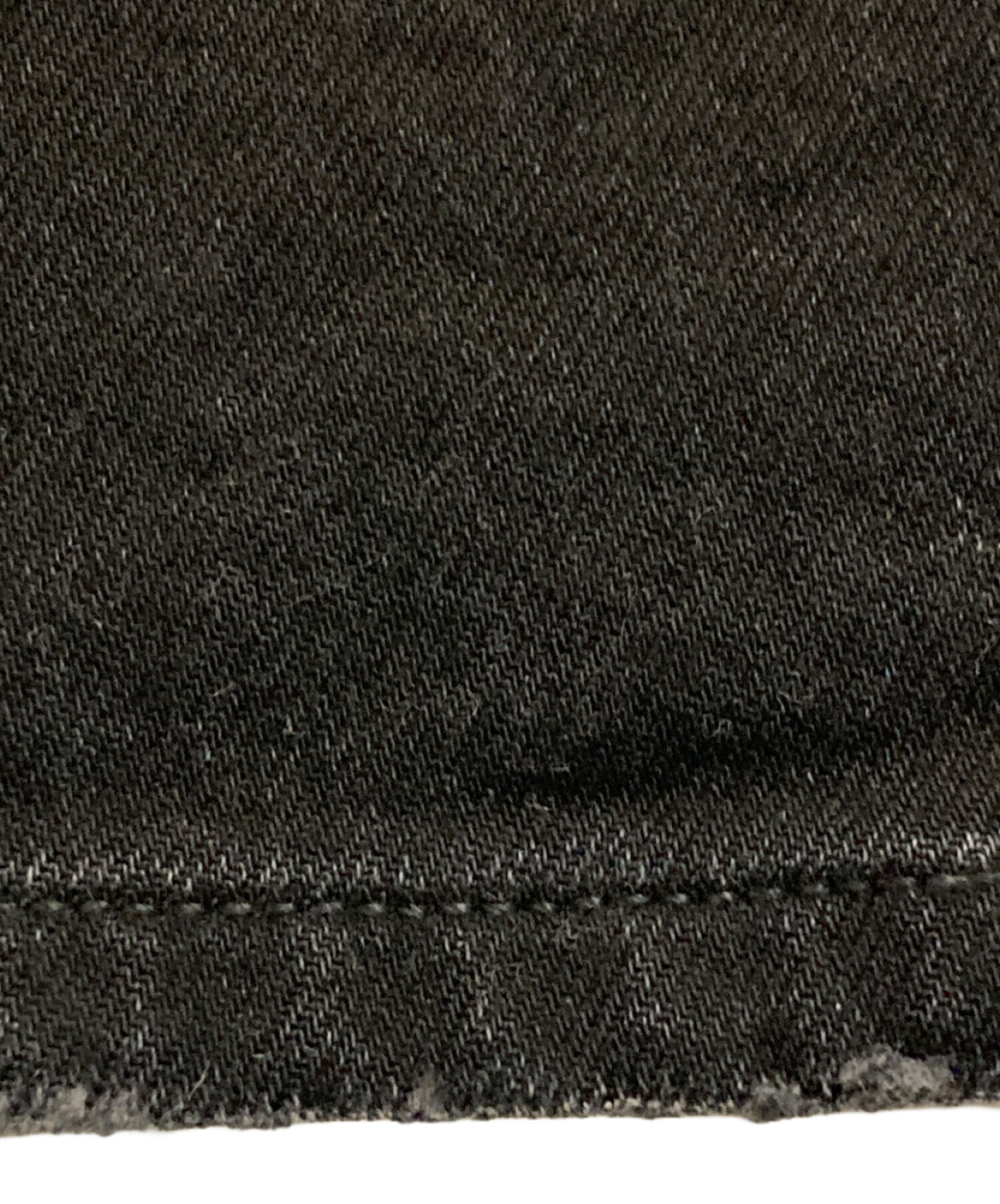 中古・古着通販】GANNI (ガニー) ストレートデニムパンツ ブラック