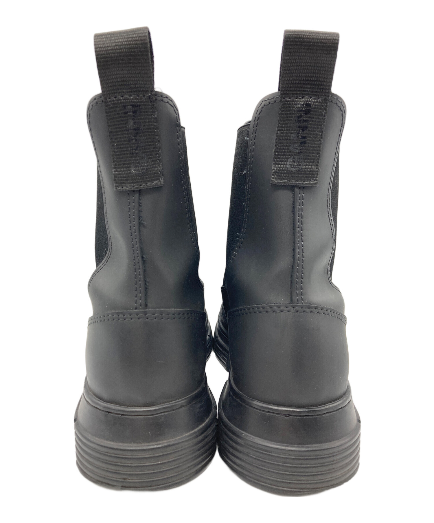 中古・古着通販】Ganni (ガニー) ラバーサイドゴアブーツ ブラック