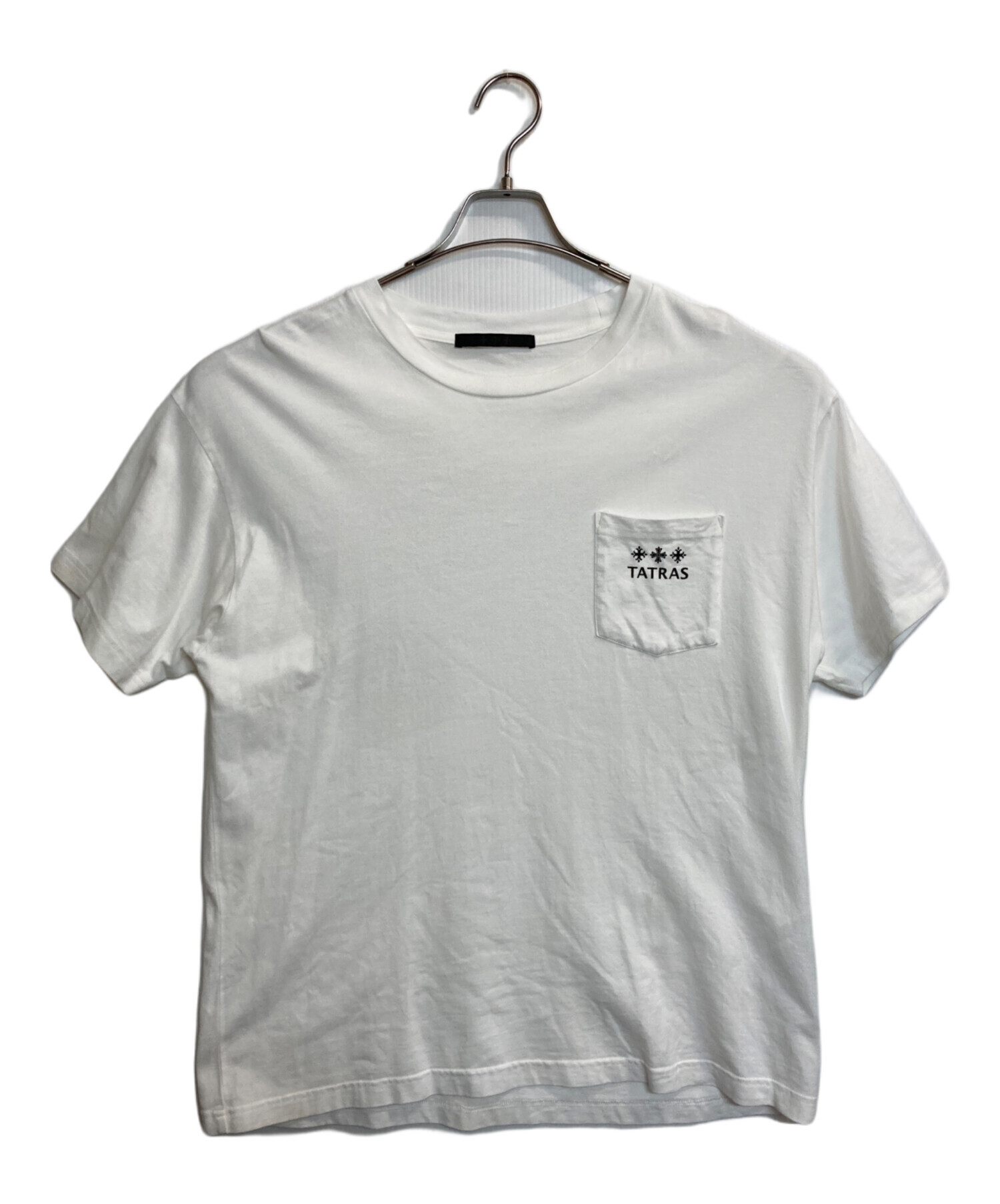 中古・古着通販】TATRAS (タトラス) ポケットTシャツ ホワイト サイズ 