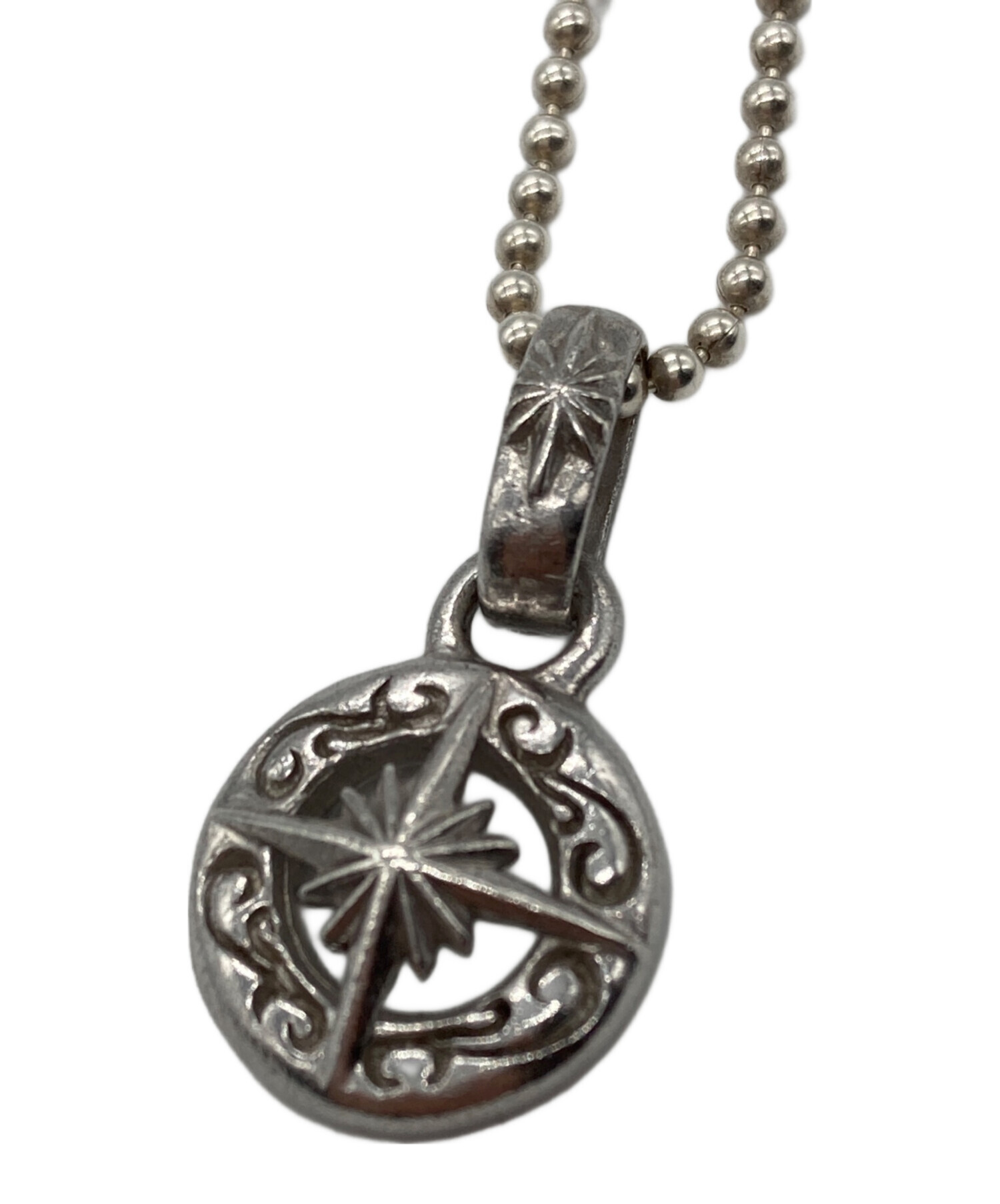 saad ネックレス 中古・古着通販】saad (サード) 太陽神 唐草 サークルネックレス