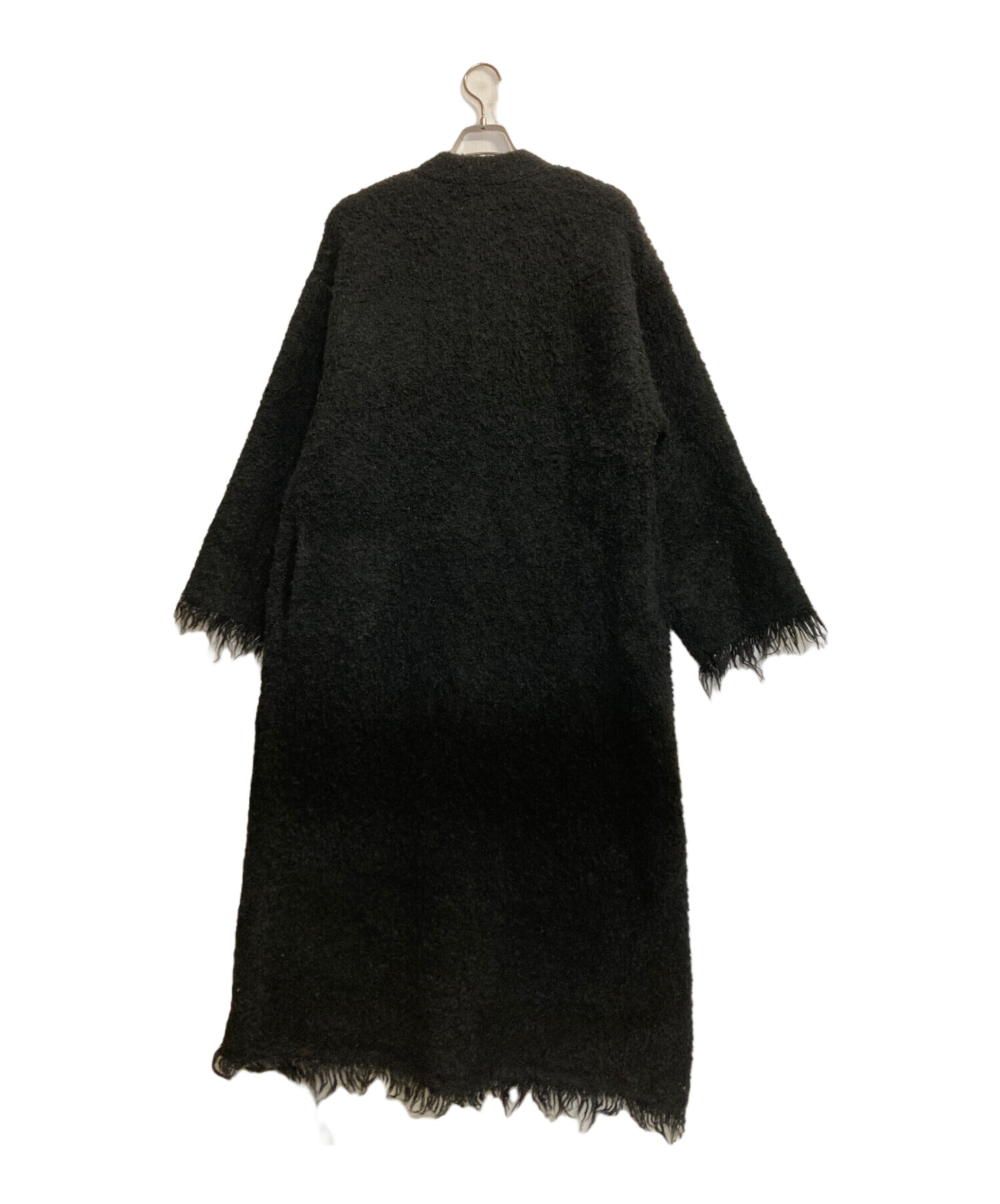 中古・古着通販】AMAIL (アマイル) ニットコート ブラック サイズ:F 