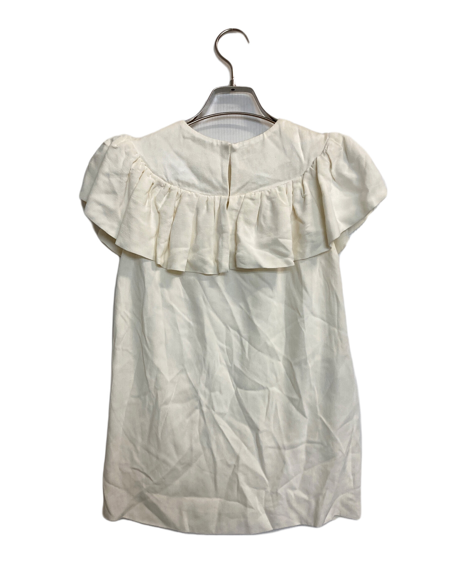 中古・古着通販】MIU MIU (ミュウミュウ) ジョーゼットフリルカラー 