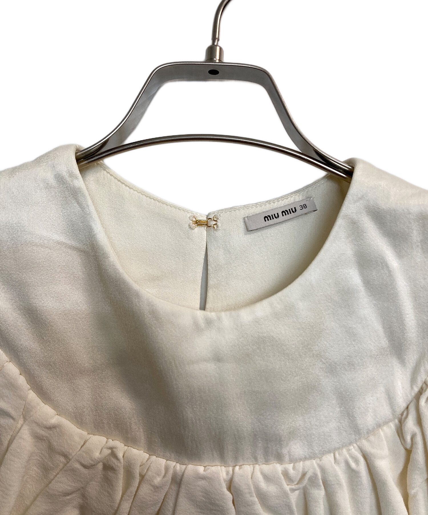 中古・古着通販】MIU MIU (ミュウミュウ) ジョーゼットフリルカラー 