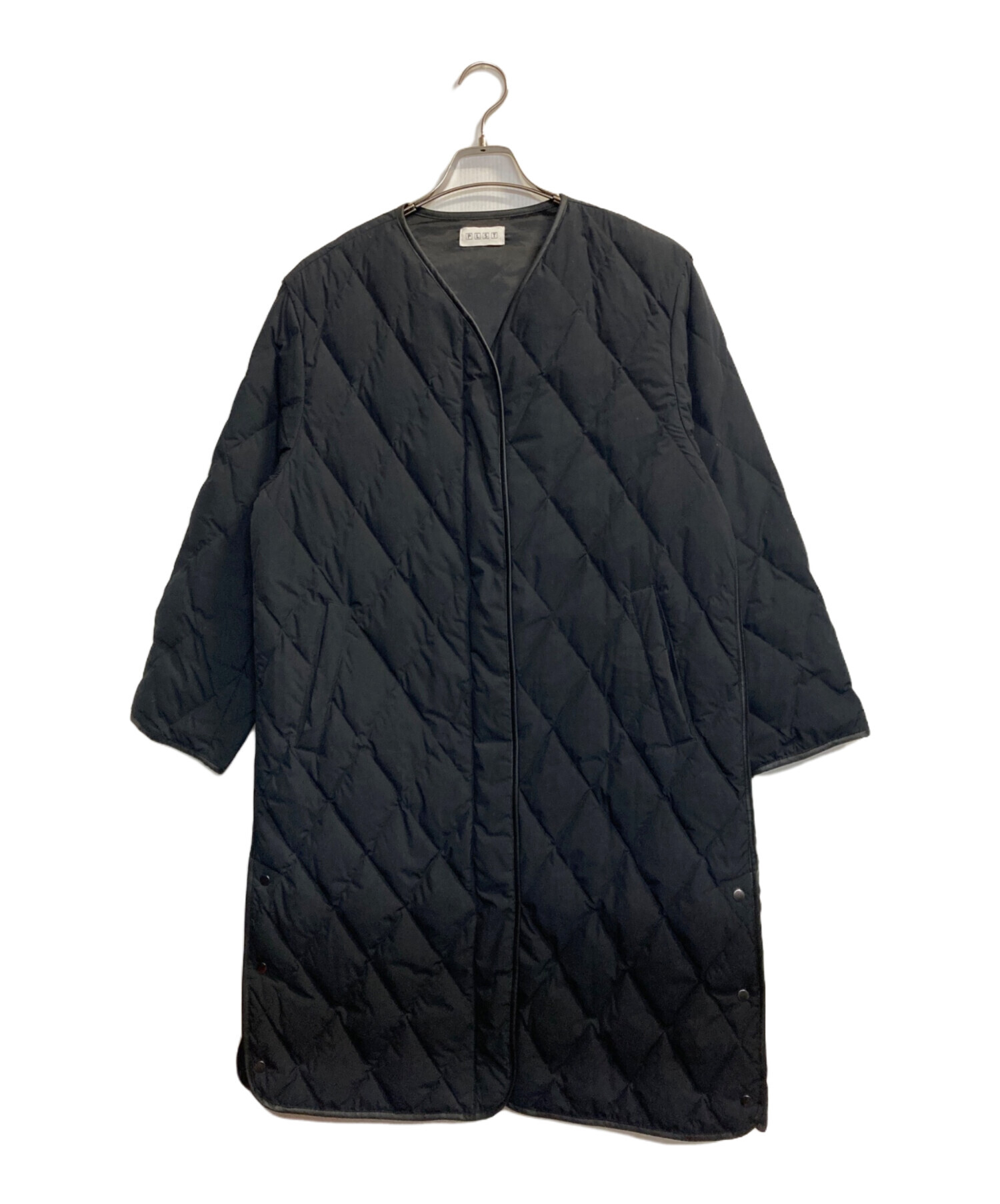 中古・古着通販】PLST (プラステ) キルティングダウンコート ブラック 