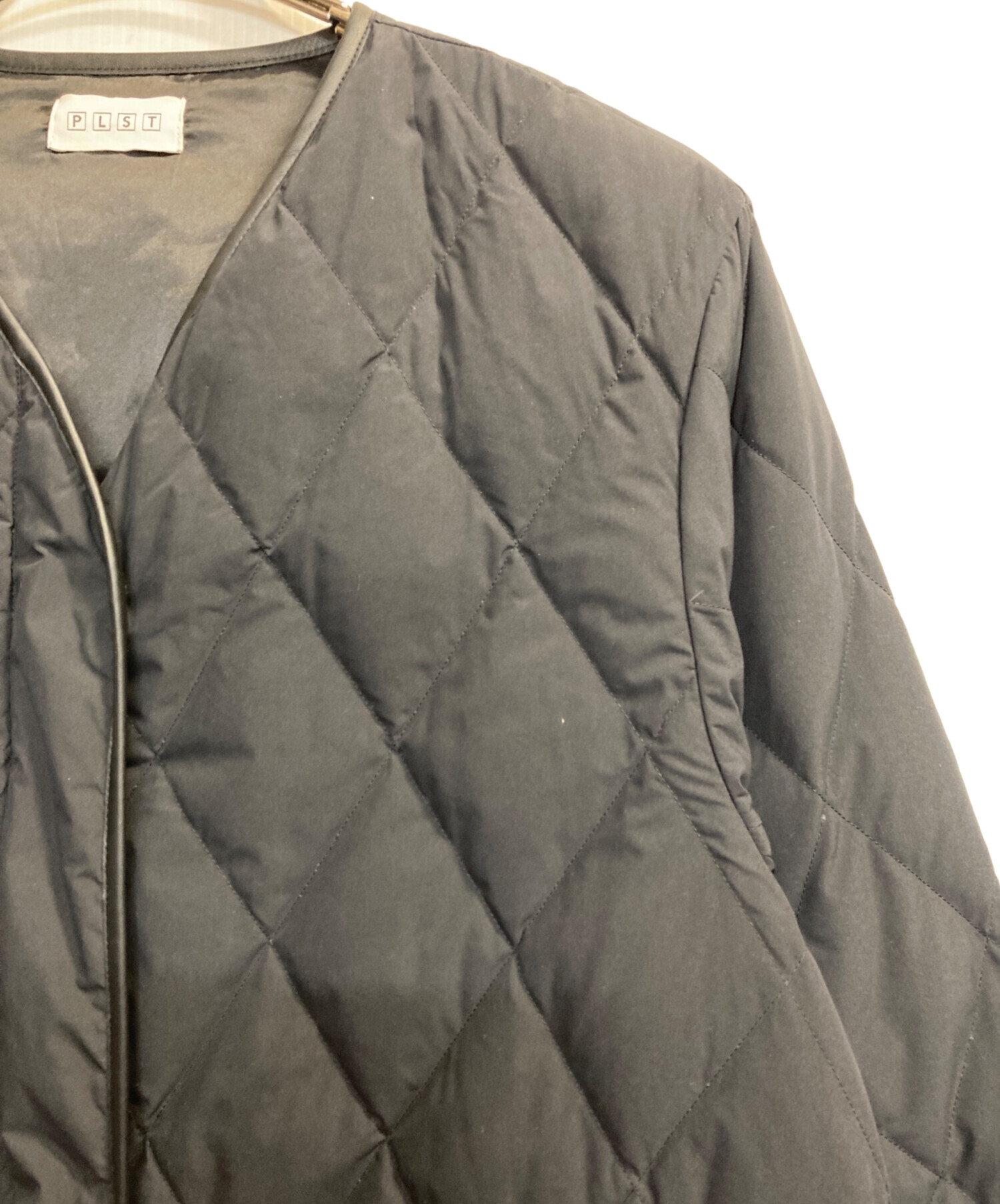 中古・古着通販】PLST (プラステ) キルティングダウンコート ブラック 