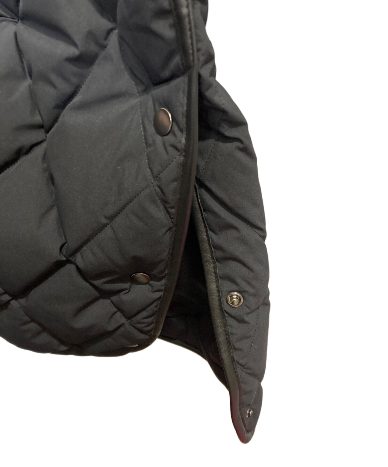 中古・古着通販】PLST (プラステ) キルティングダウンコート ブラック 
