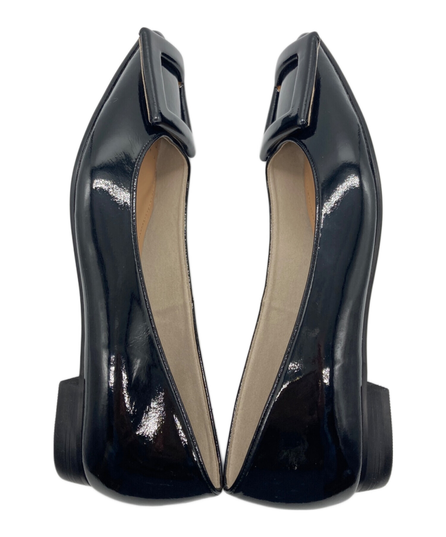 ohga パンプス　23 中古・古着通販】OHGA (オオガ) ポインテッドトゥパテントパンプス