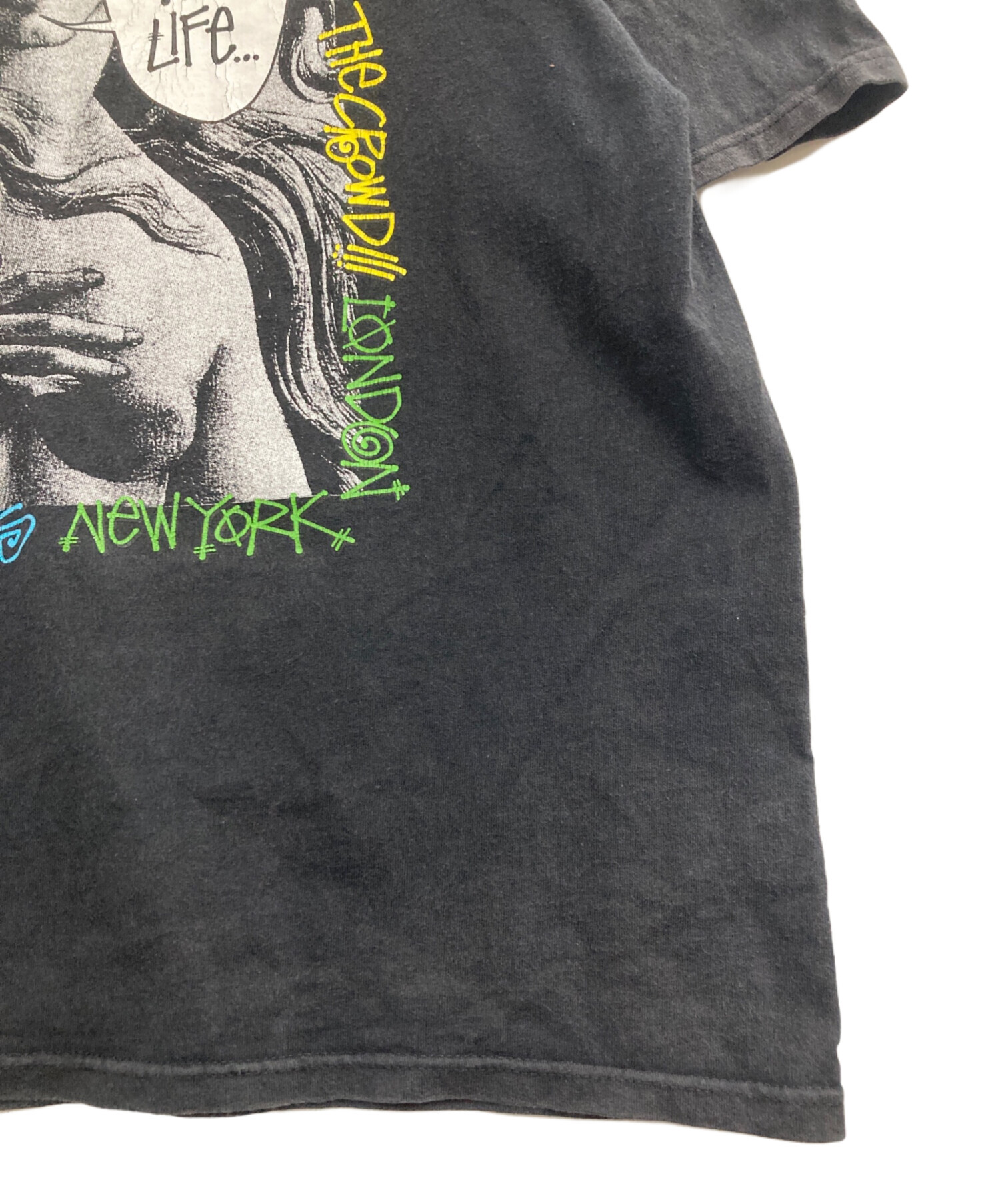 STUSSY ヴィーナス プリント Tシャツ モスグリーン L 希少カラー 中古・古着通販】stussy (ステューシー) ヴィーナスプリントコラボT