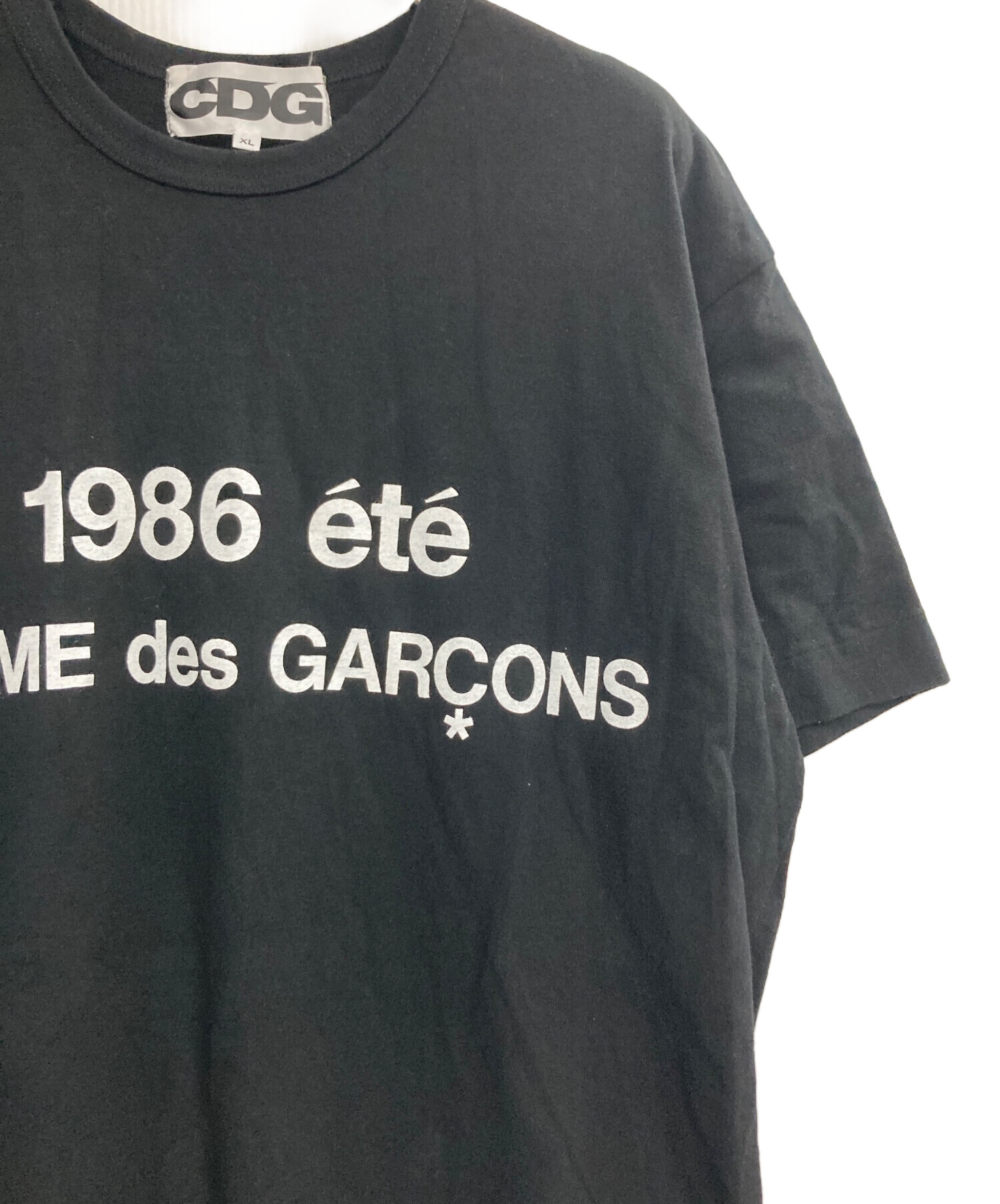 中古・古着通販】CDG (シーディージー) 1986 ete Tシャツ ブラック 