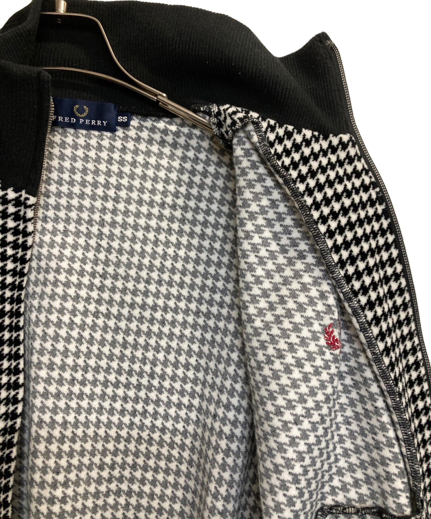 中古・古着通販】FRED PERRY (フレッドペリー) 千鳥柄ベロアトラック