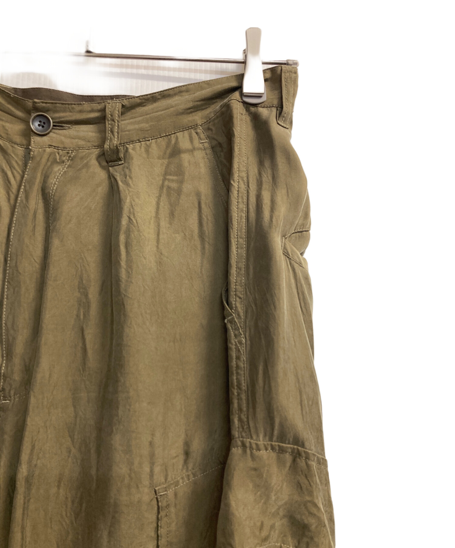中古・古着通販】SLOBE IENA (スローブ イエナ) キュプラ カーゴパンツ 中古・古着通販】SLOBE IENA (スローブ イエナ) キュプラ カーゴパンツ