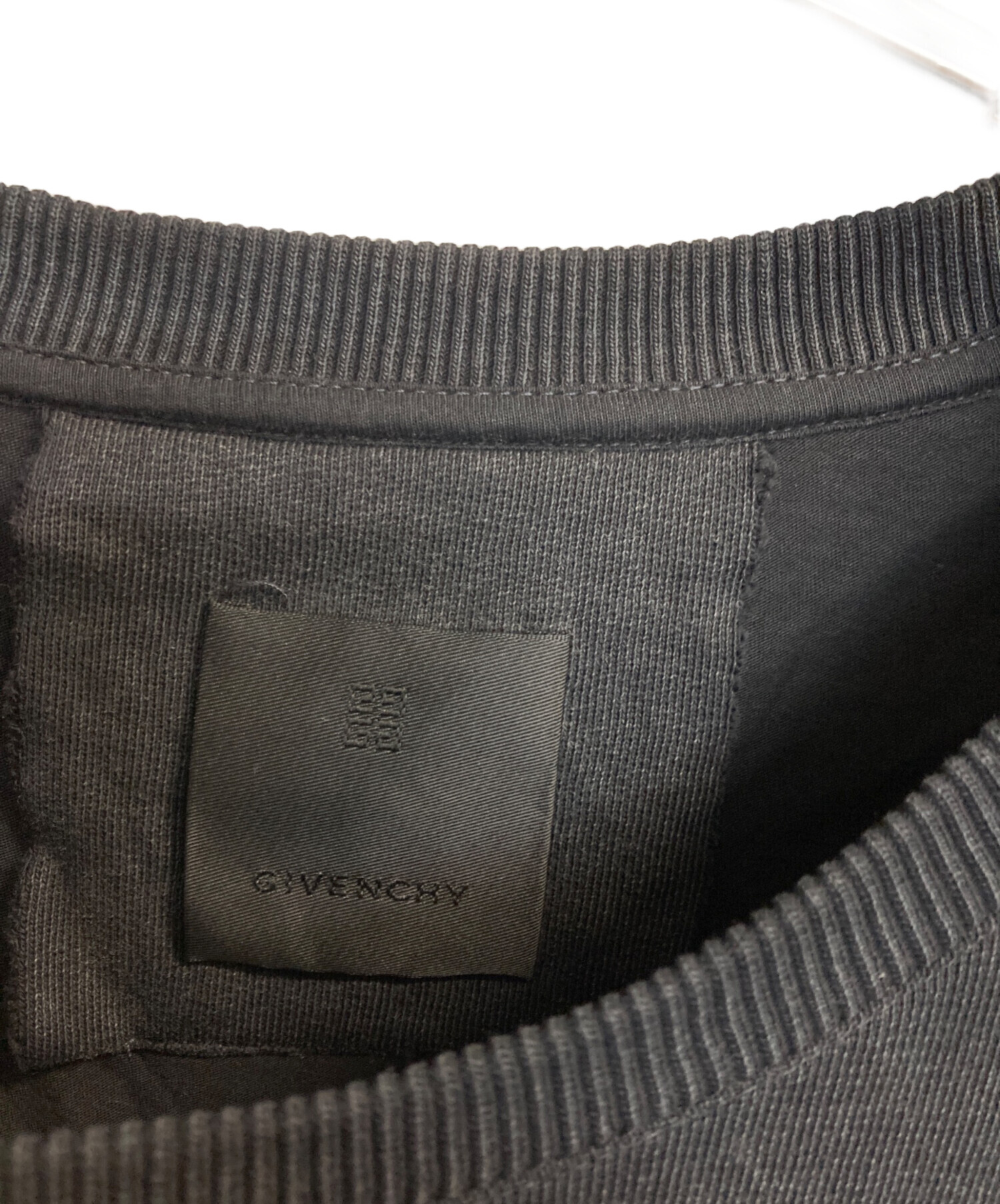 GIVENCHY ダメージ加工 ブラック スウェット S GIVENCHY (ジバンシィ 