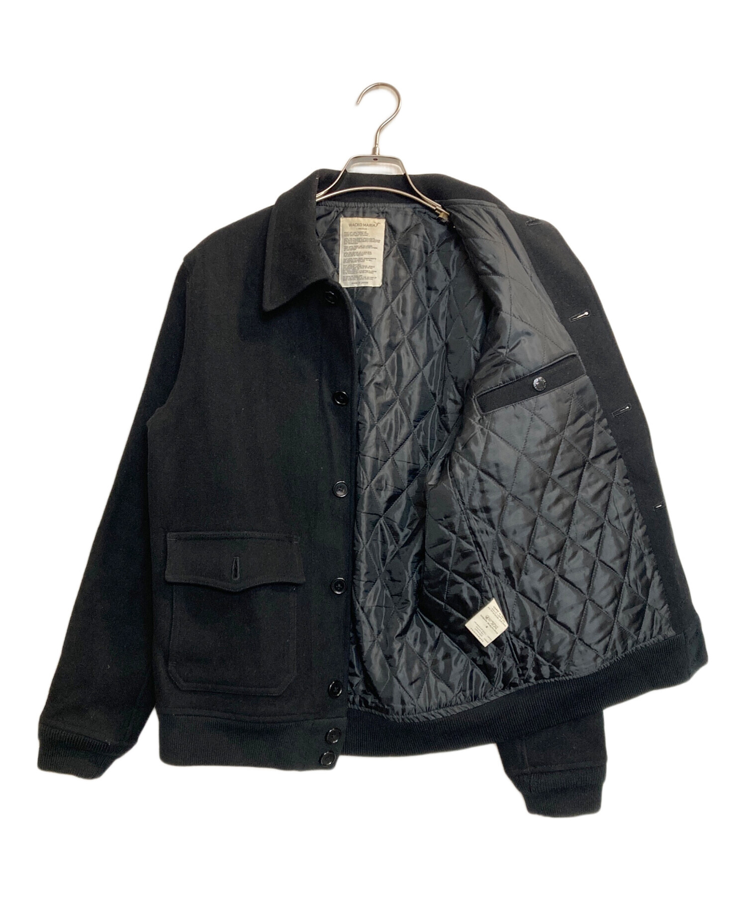 ワコマリア ウール　メルトン　ジャケット サイズ　M 中古・古着通販】WACKO MARIA (ワコマリア) メルトンジャケット