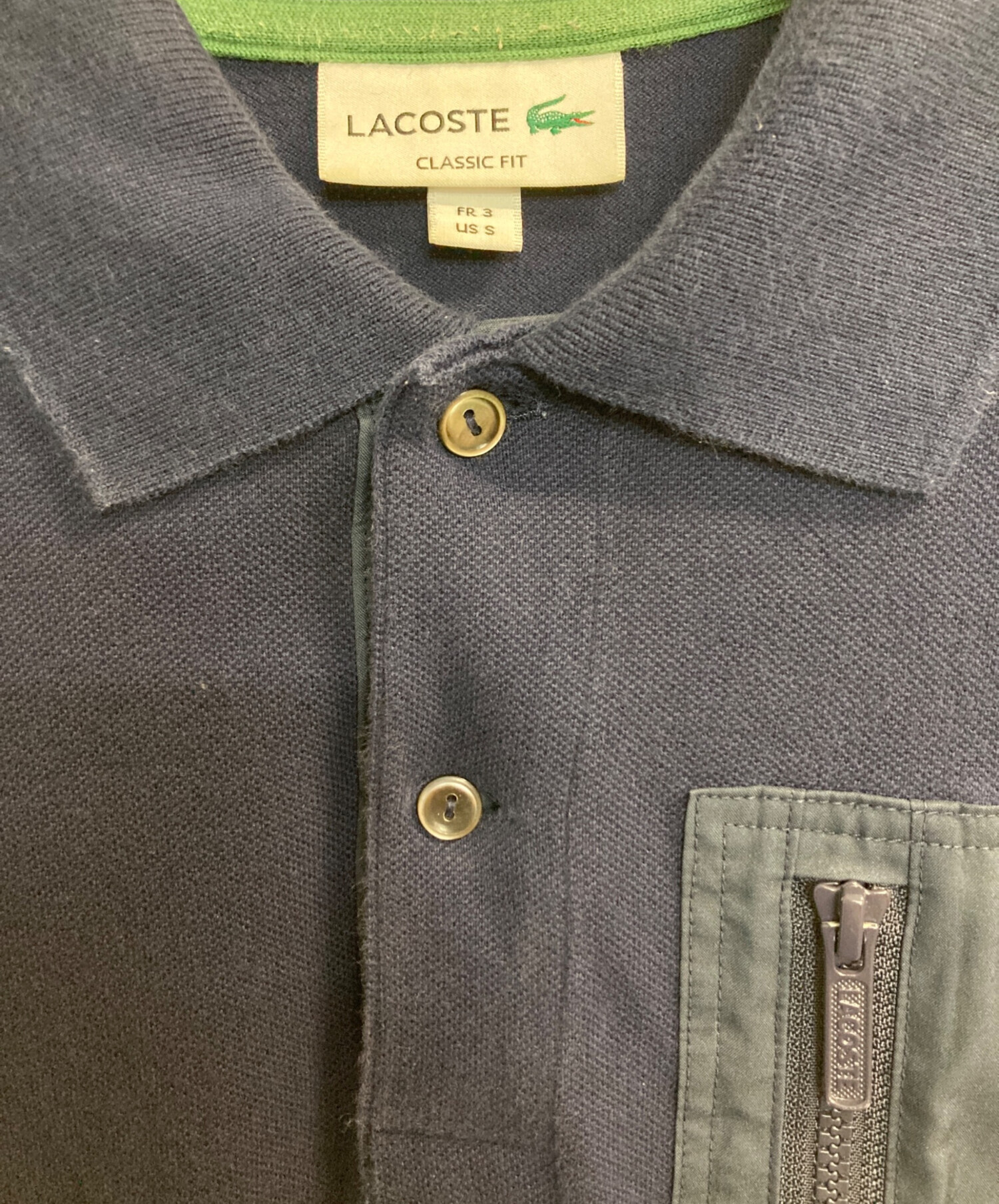 中古・古着通販】LACOSTE (ラコステ) ポロシャツ ネイビー サイズ:S